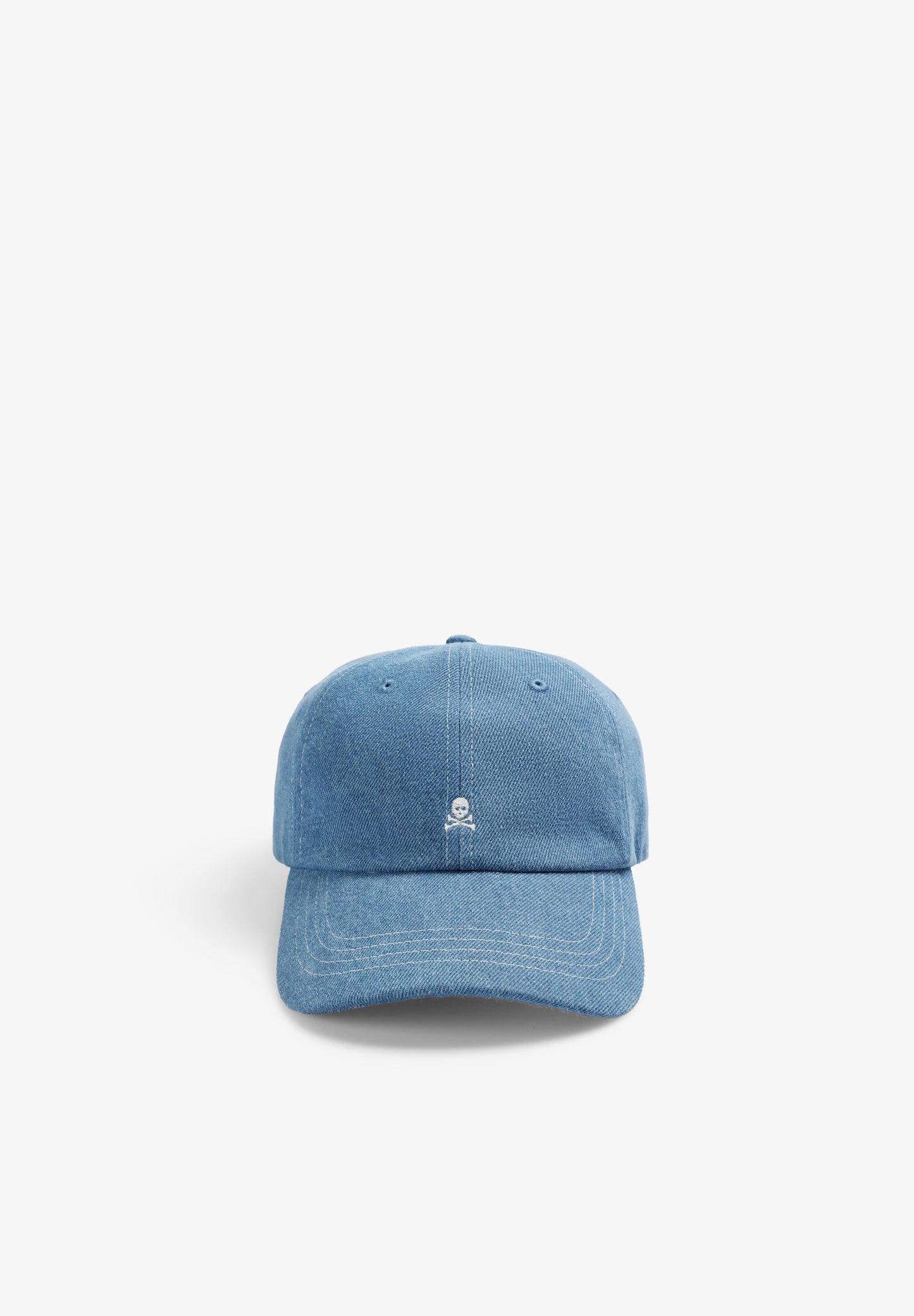 CONTRAST DENIM CAP