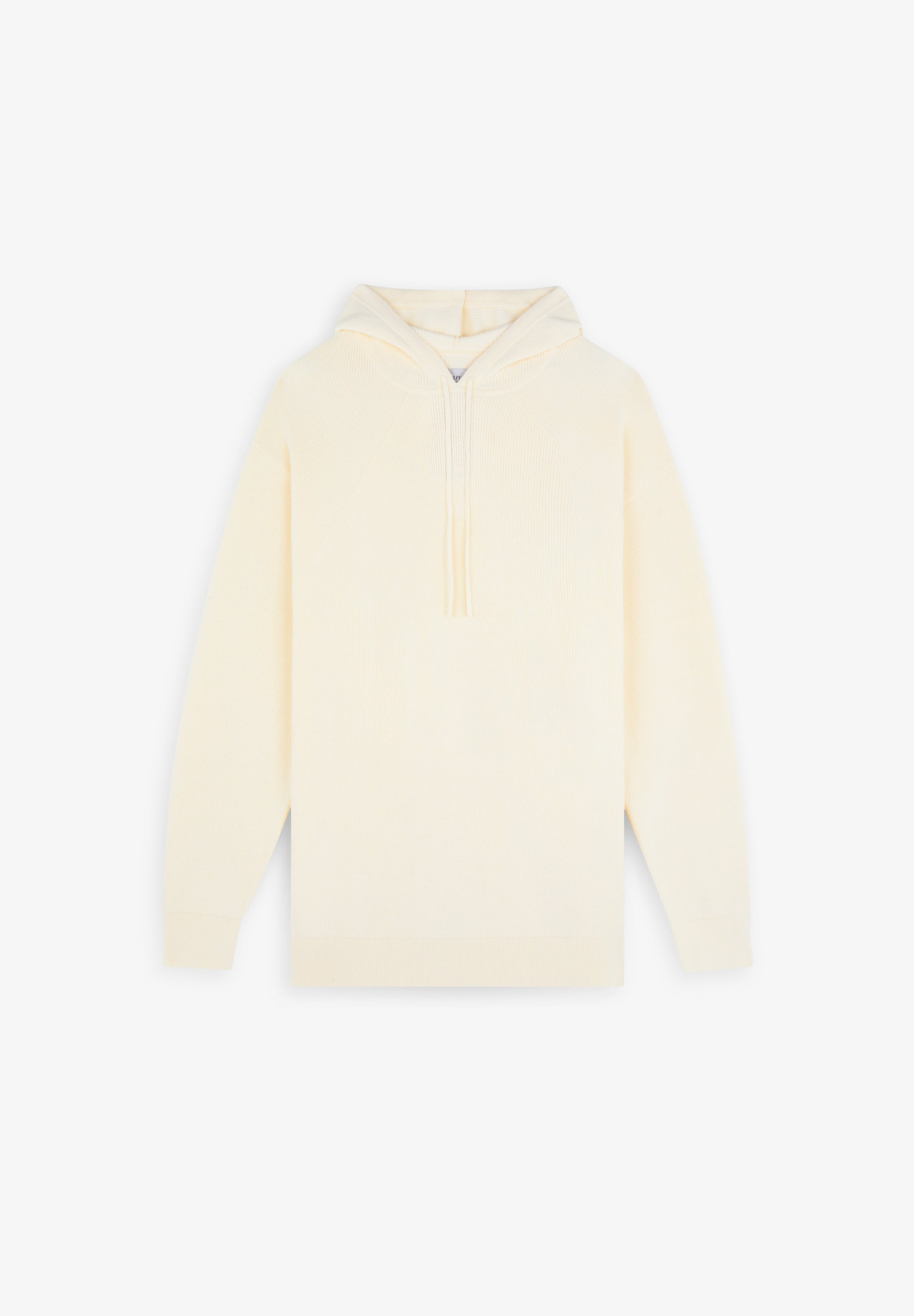 COTTON KNIT HOODIE