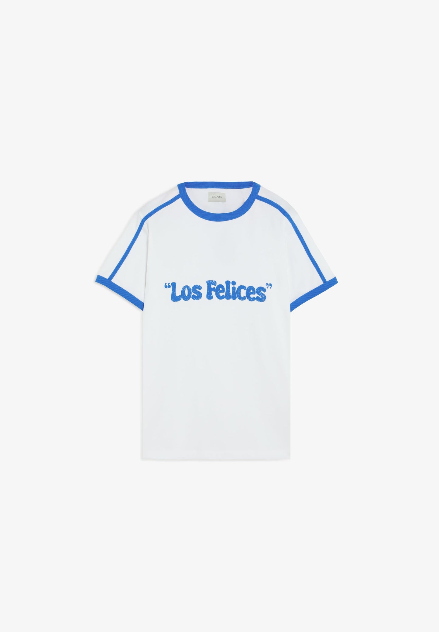 CONTRAST RIBBED T-SHIRT  | LE CHIRINGUITO