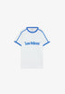 CONTRAST RIBBED T-SHIRT  | LE CHIRINGUITO