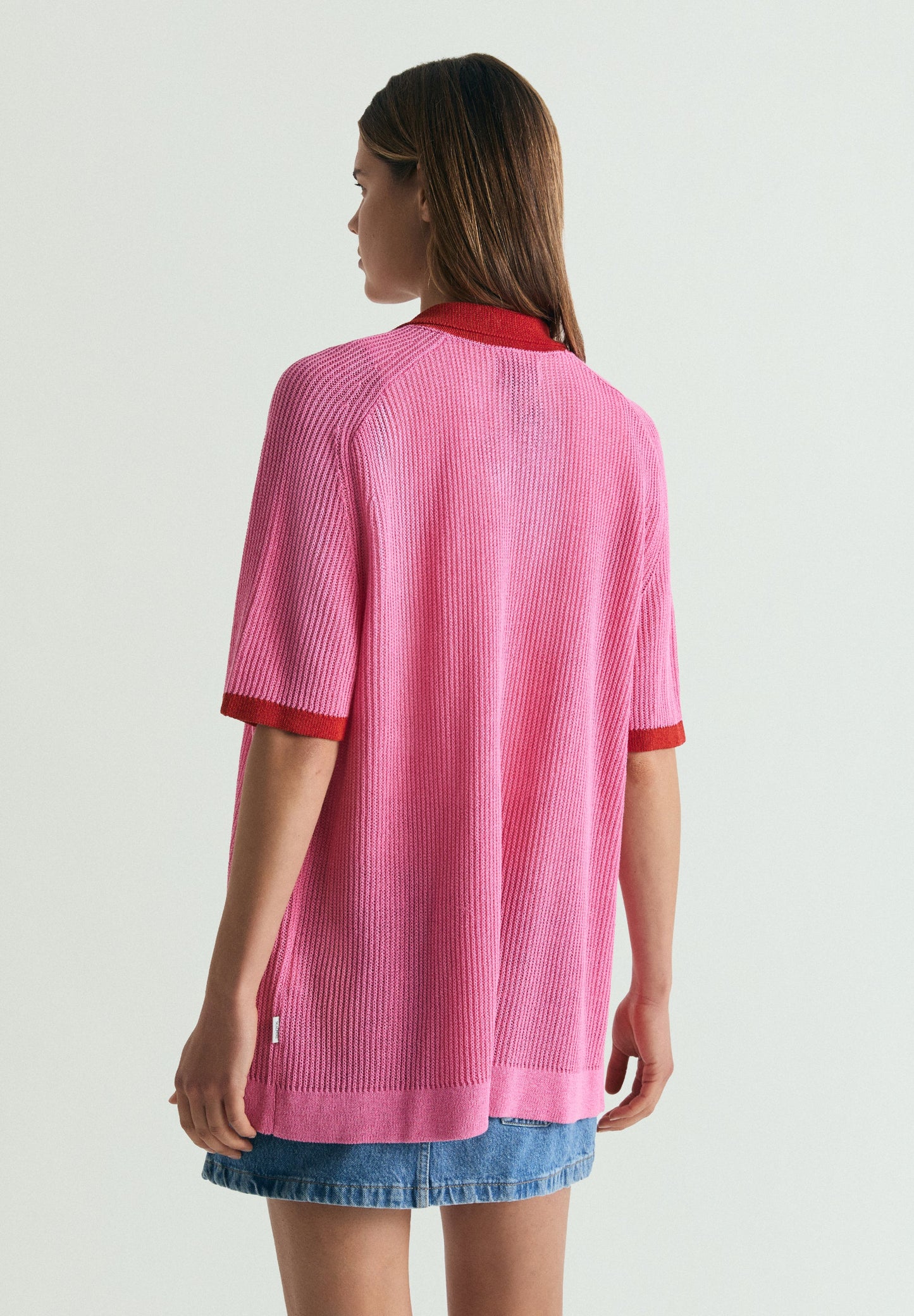 CONTRAST EMBROIDERED CARDIGAN | LE CHIRINGUITO