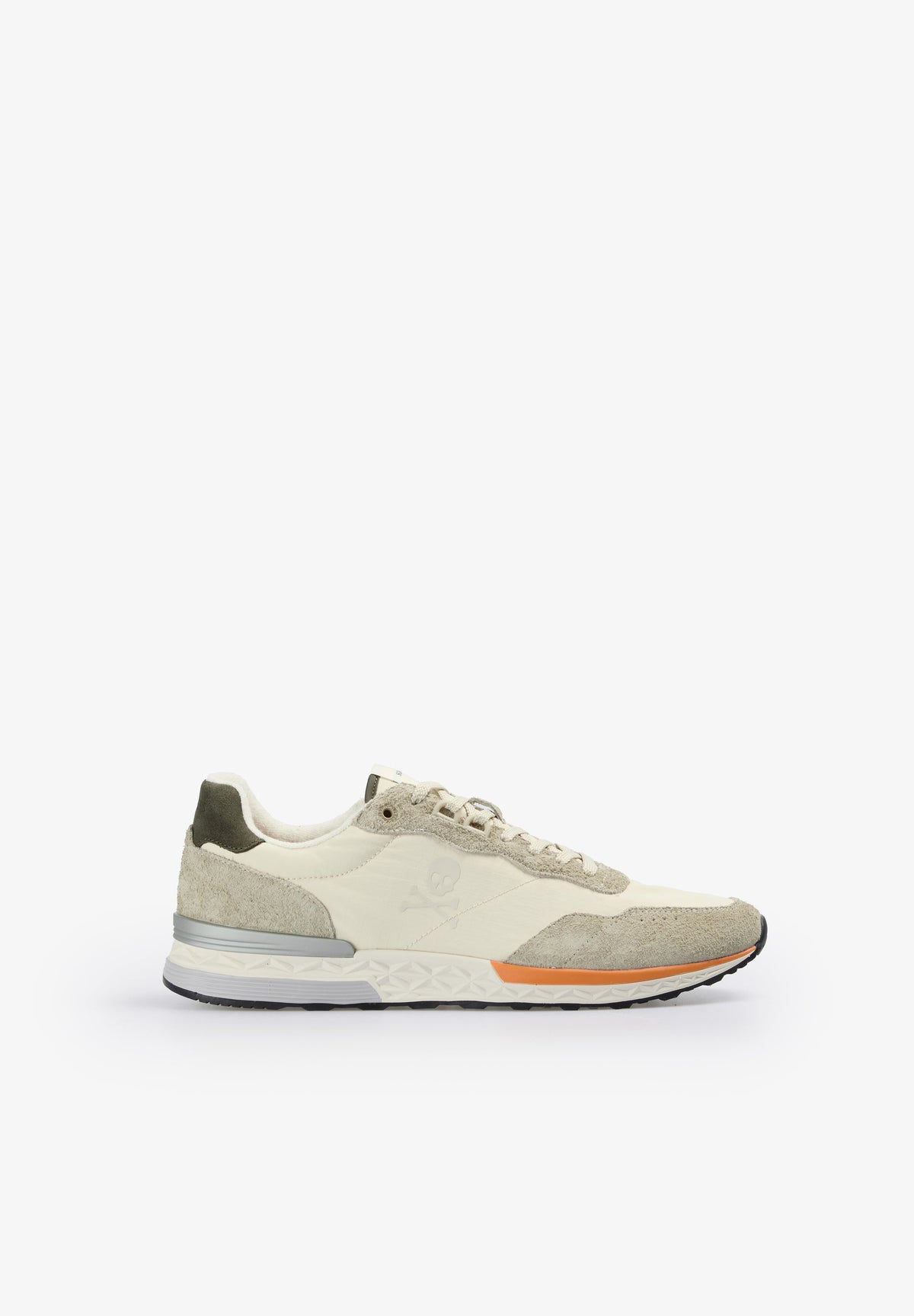 CONTRAST SUEDE SNEAKERS