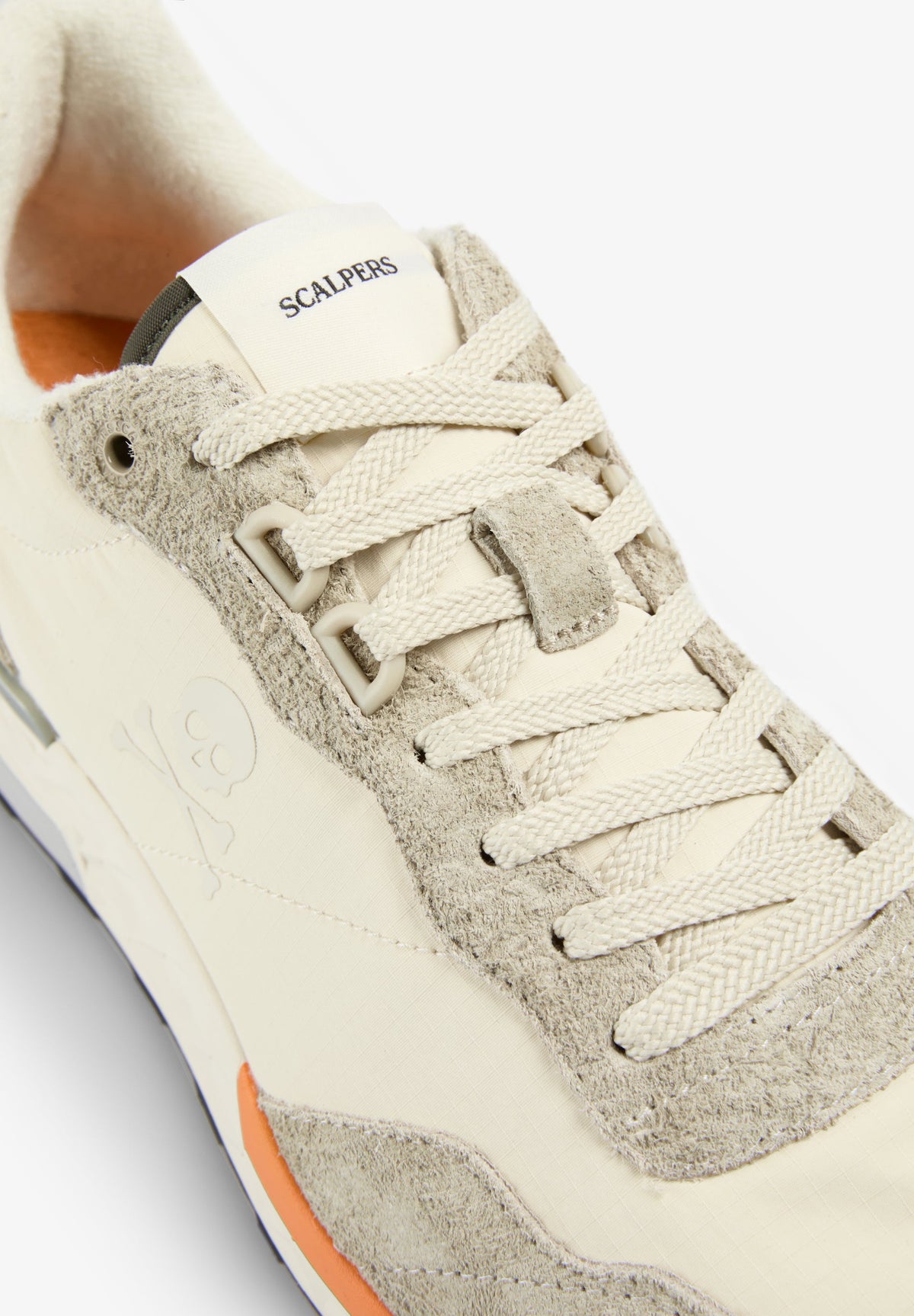 CONTRAST SUEDE SNEAKERS