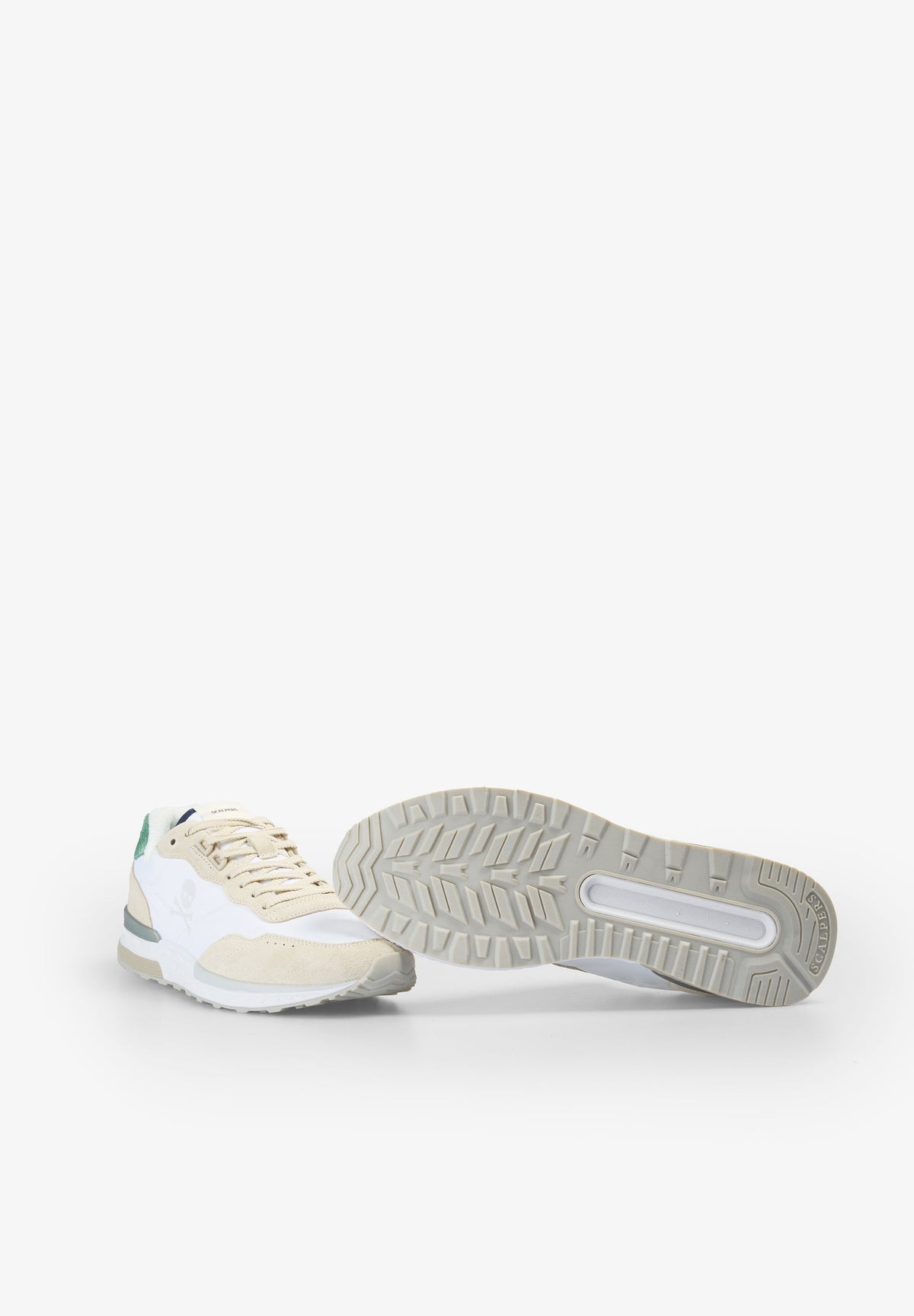 CONTRAST SUEDE SNEAKERS