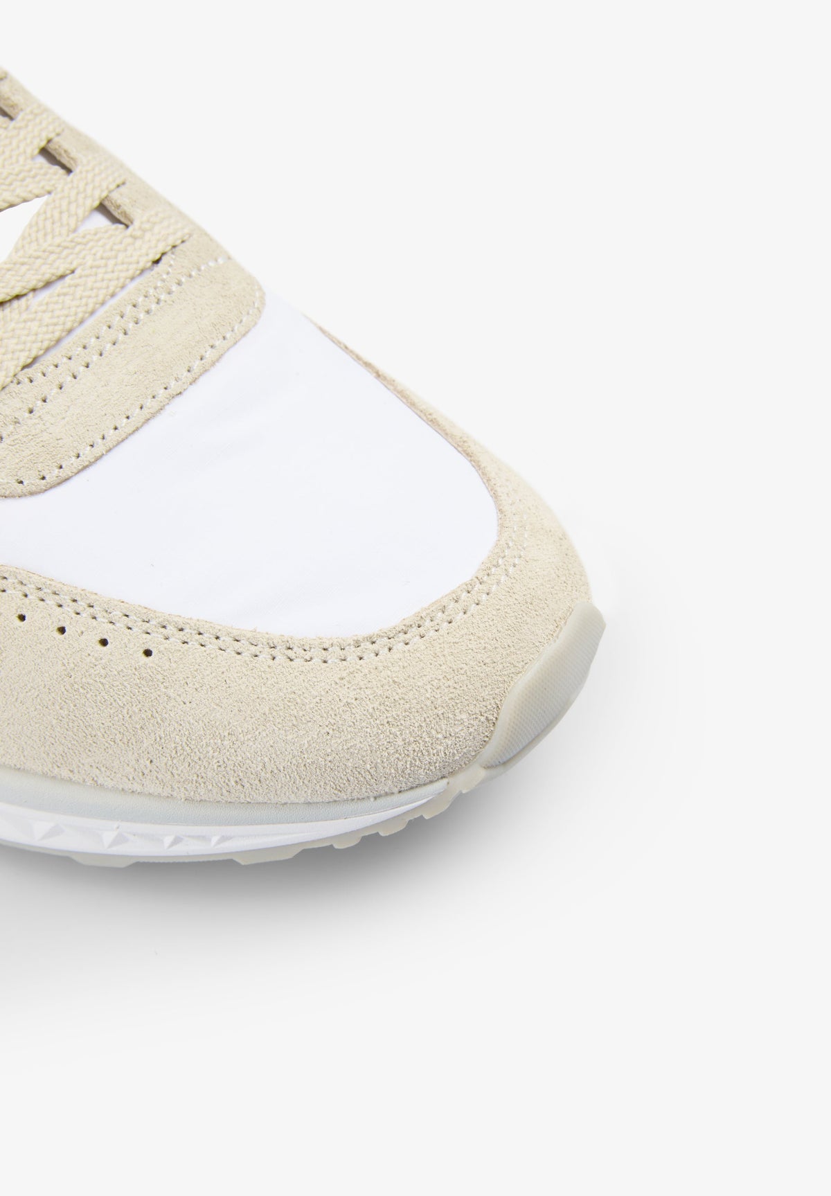 CONTRAST SUEDE SNEAKERS