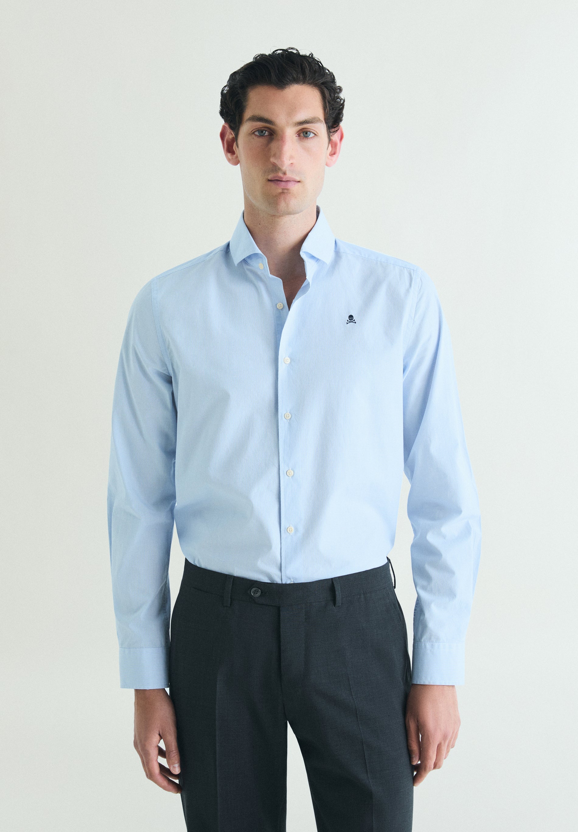 CAMICIA A QUADRI IN COTONE
