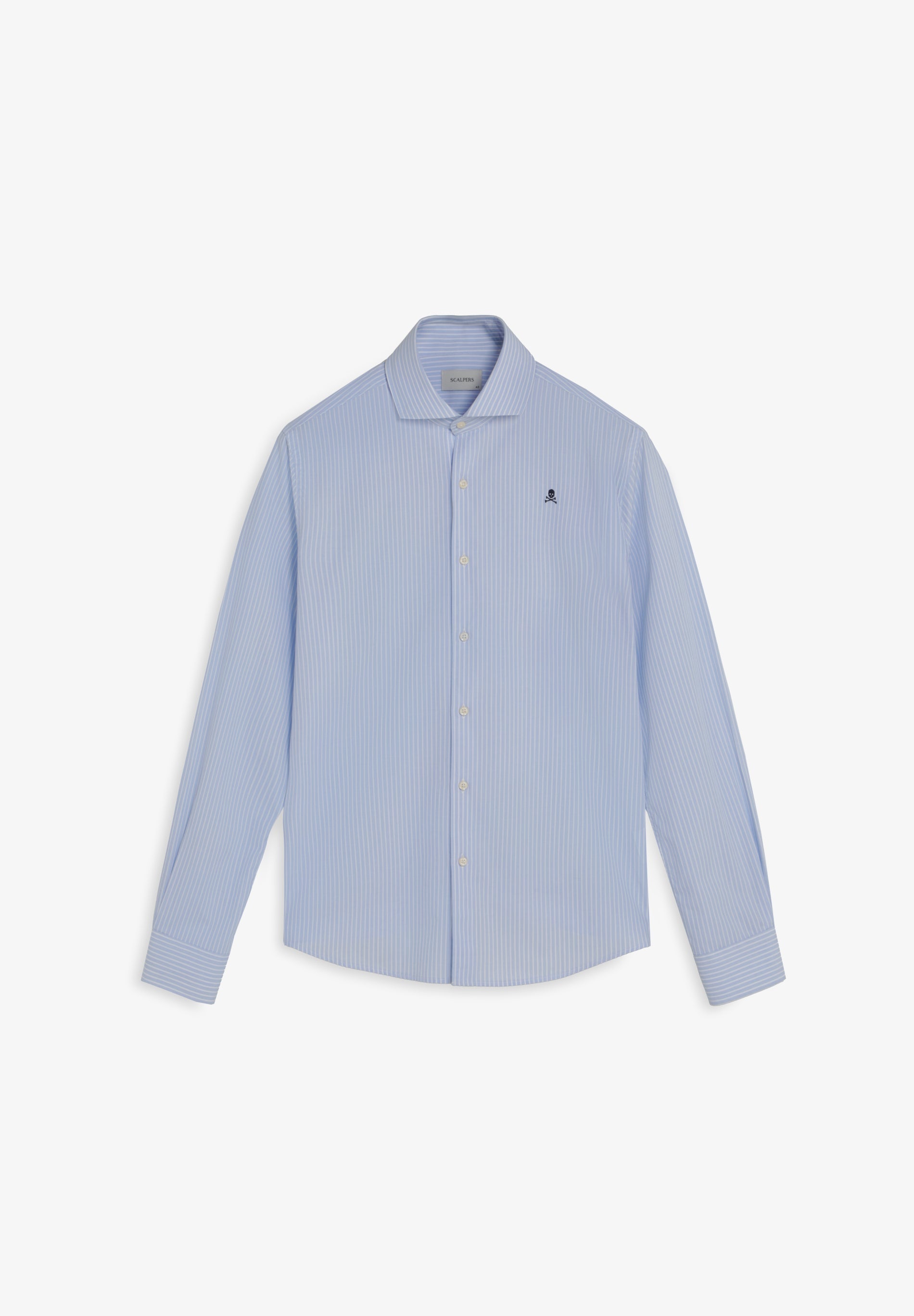 CAMICIA A RIGHE COTONE