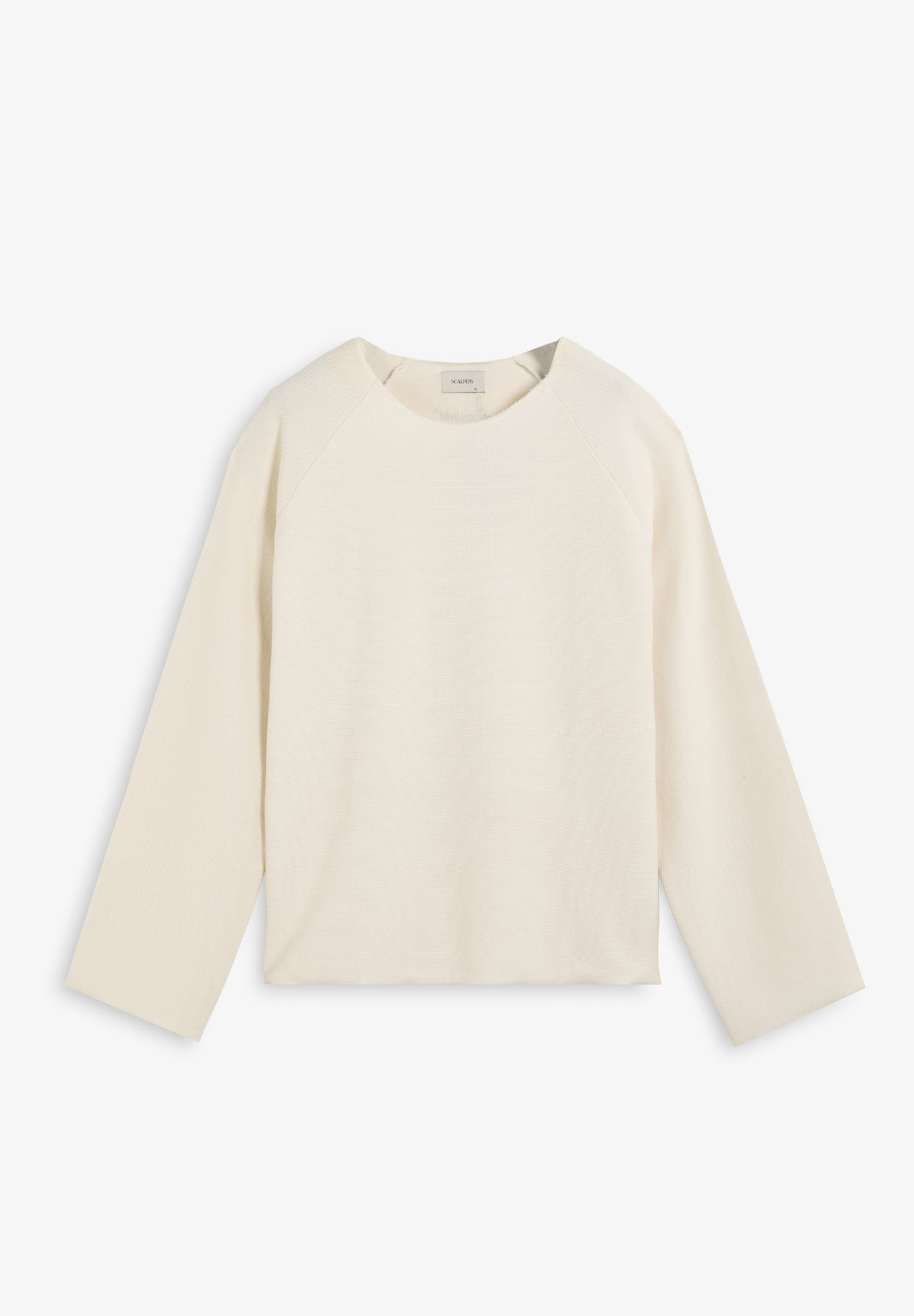 WAFFLE TEXTURED SWEATER