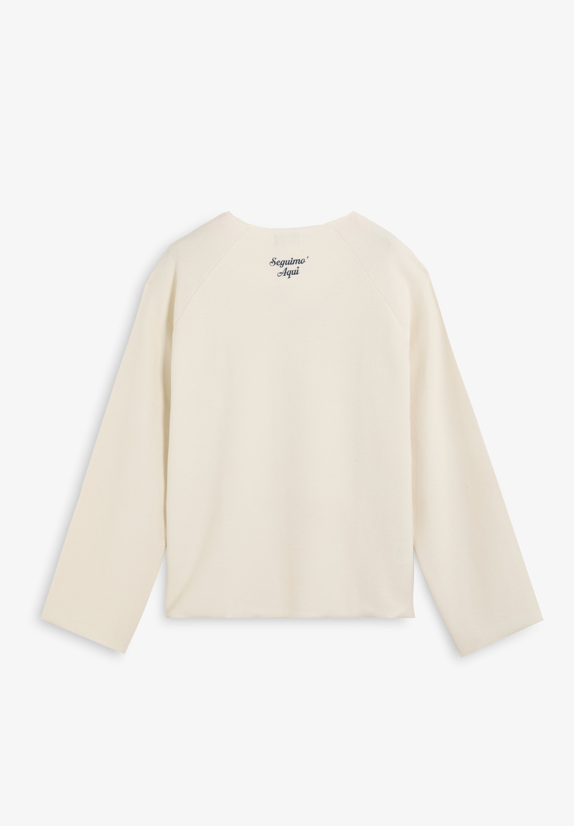 WAFFLE TEXTURED SWEATER