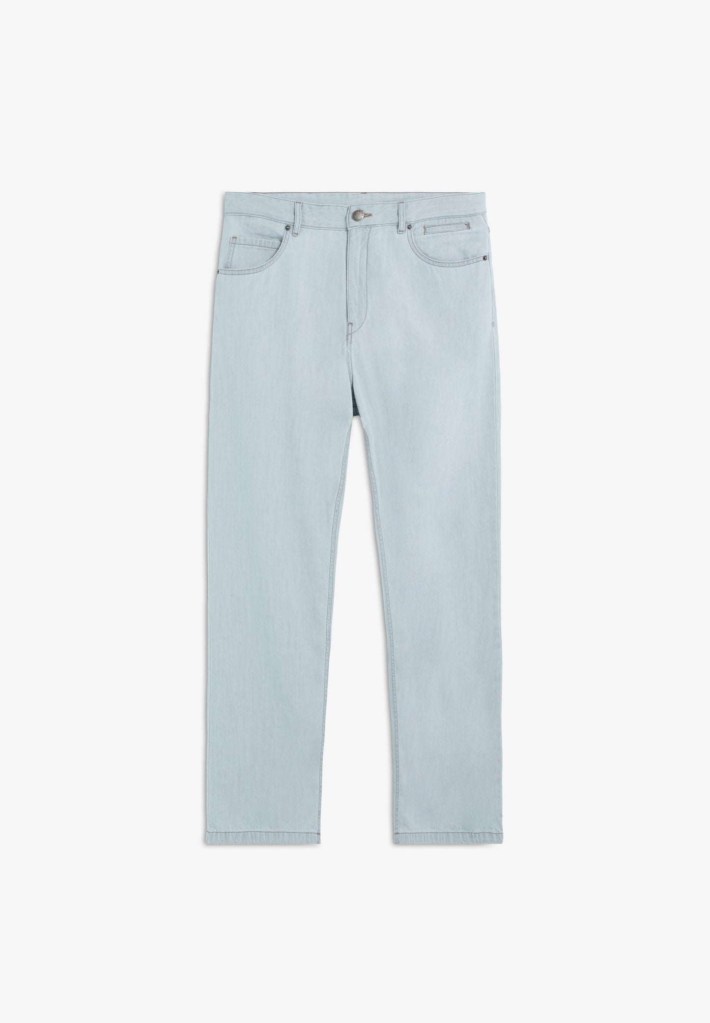 DENIM-JEANS AUS LEICHTER BAUMWOLLE