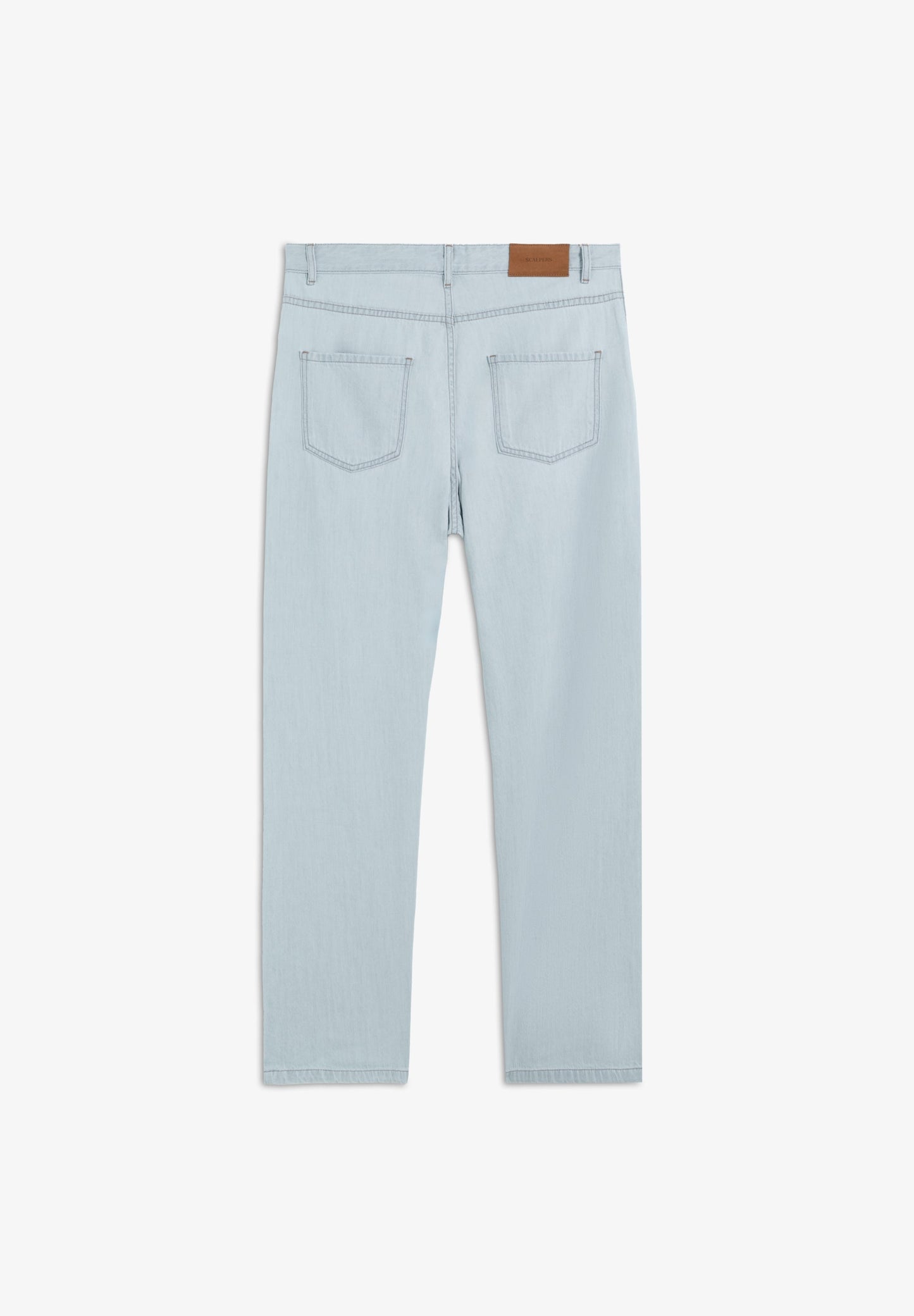 DENIM-JEANS AUS LEICHTER BAUMWOLLE