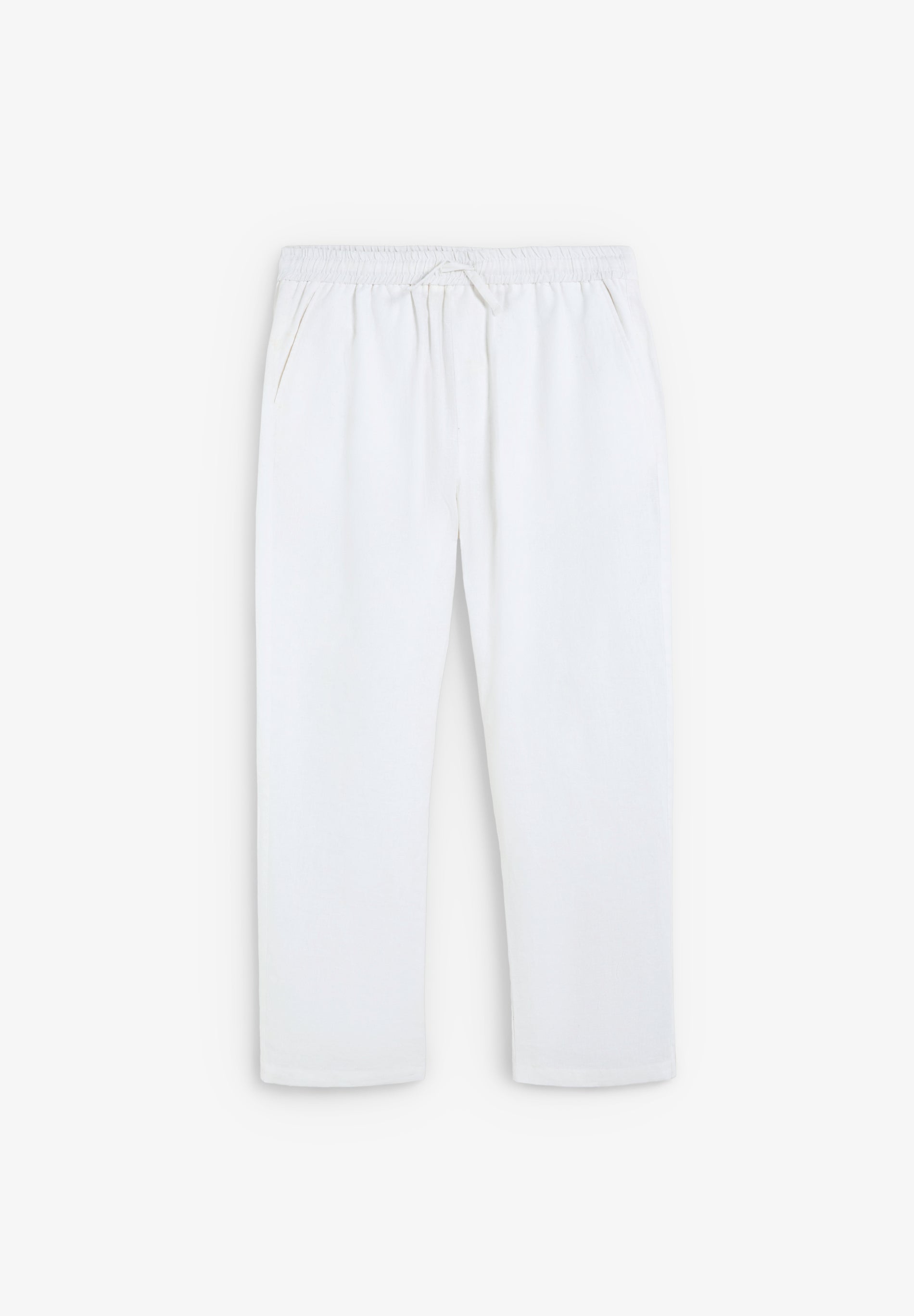 HOSE IM RELAXED-FIT AUS LEINEN UND BAUMWOLLE