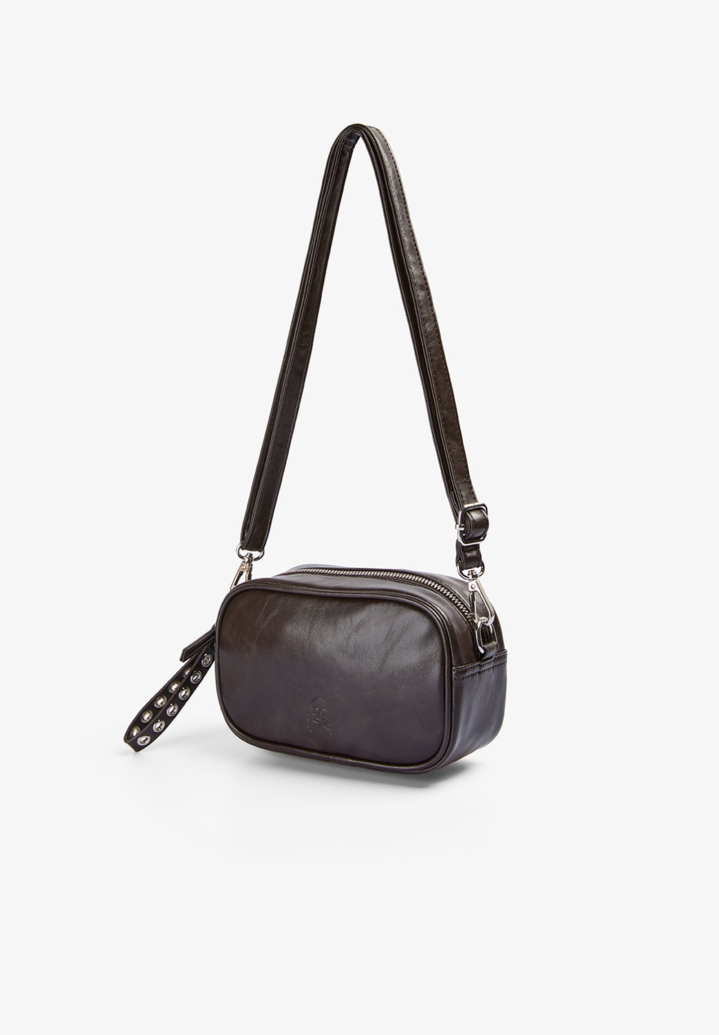 FAUX LEATHER CROSSBODY BAG