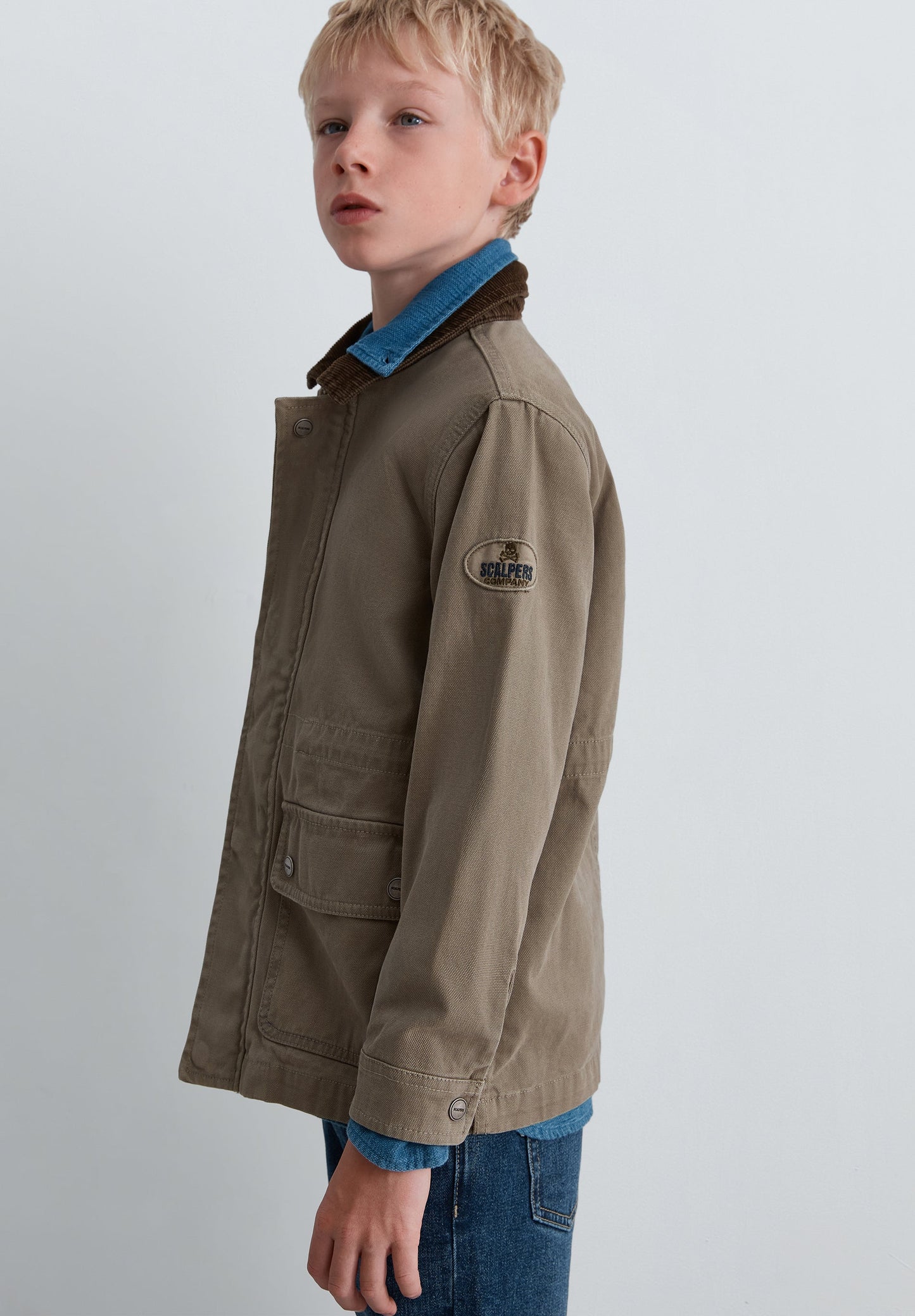 JACKET WITH POCKETS AND INNER WAISTCOAT