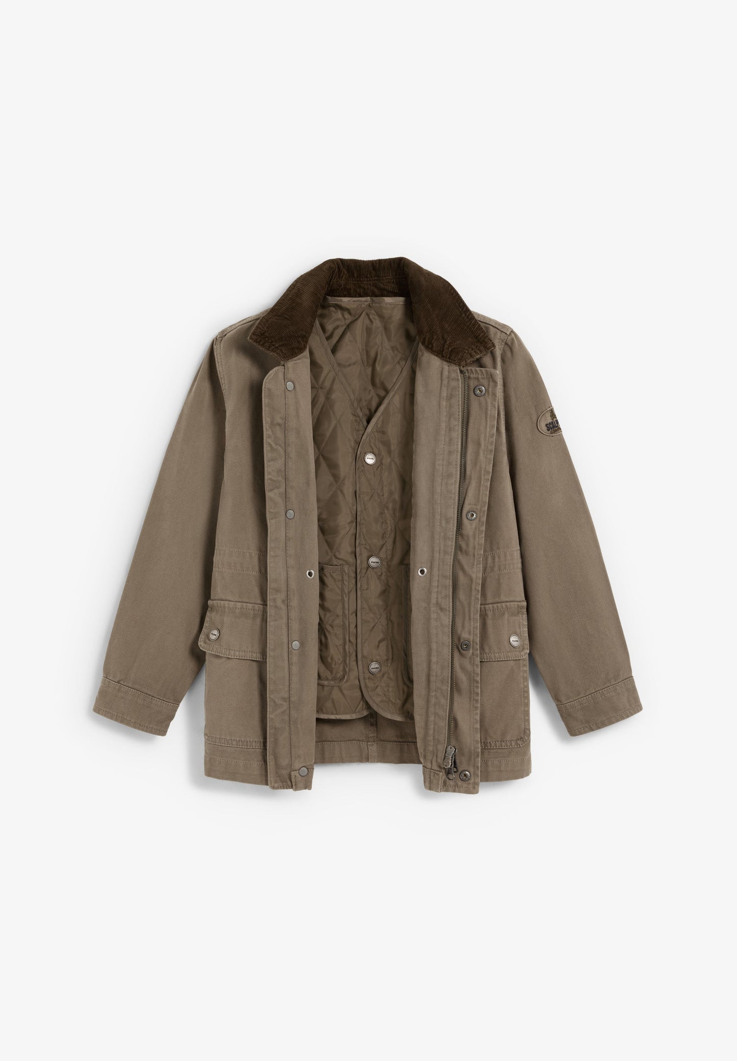 JACKET WITH POCKETS AND INNER WAISTCOAT
