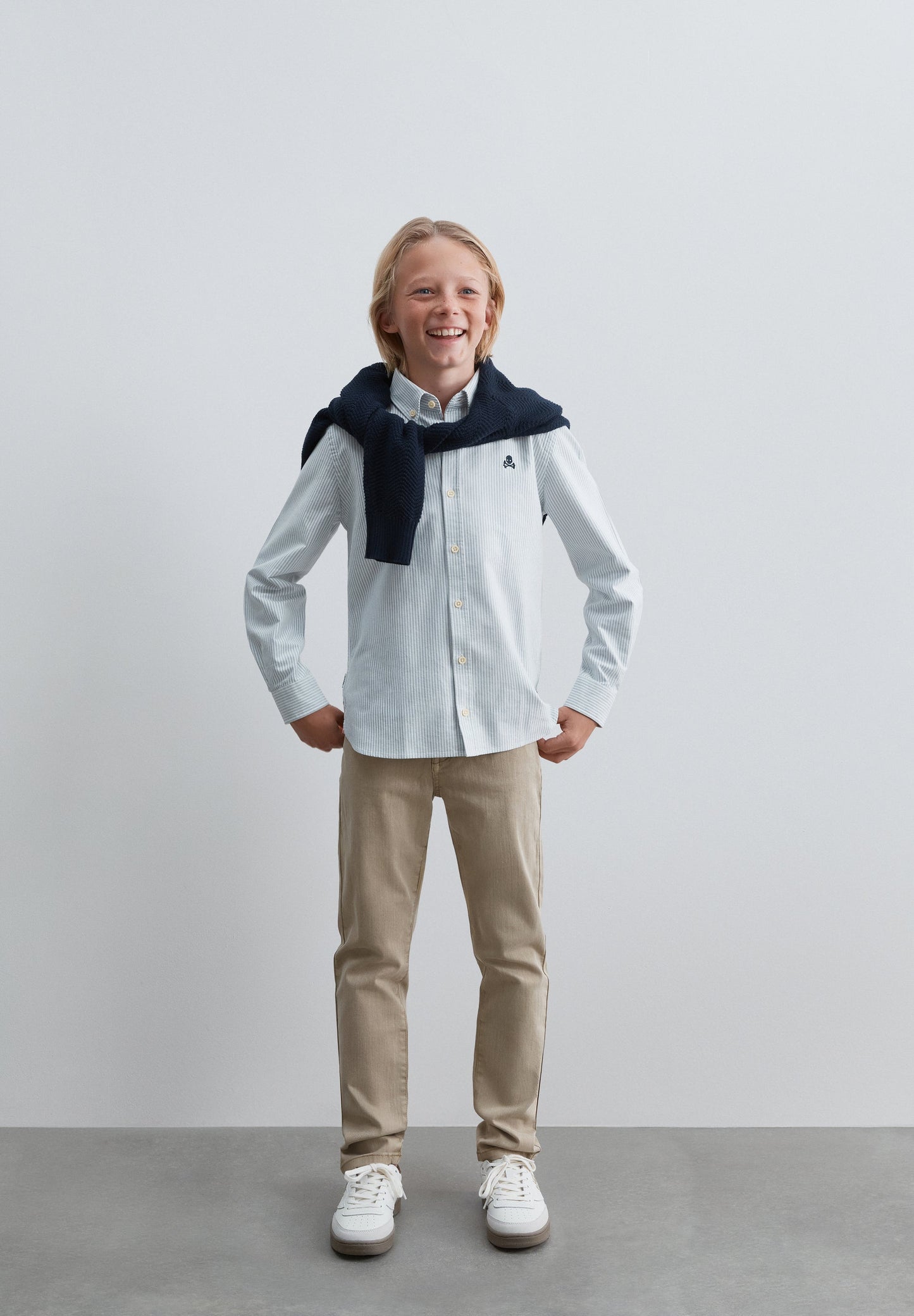 CAMICIA OXFORD RIGHE