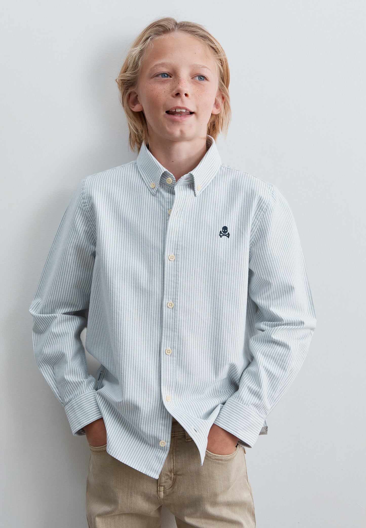 CAMICIA OXFORD RIGHE