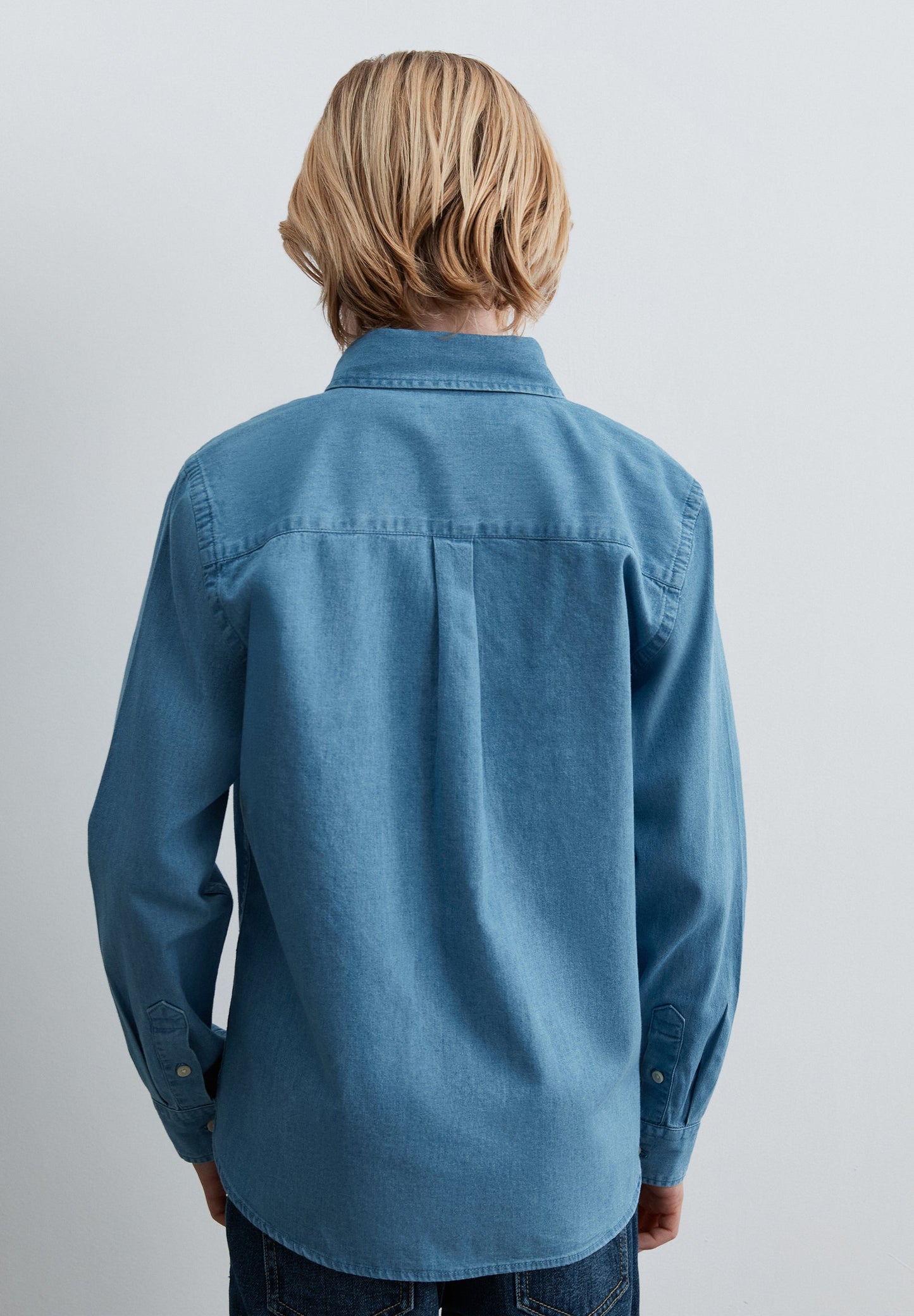 CAMICIA IN DENIM LEGGERA RICAMO