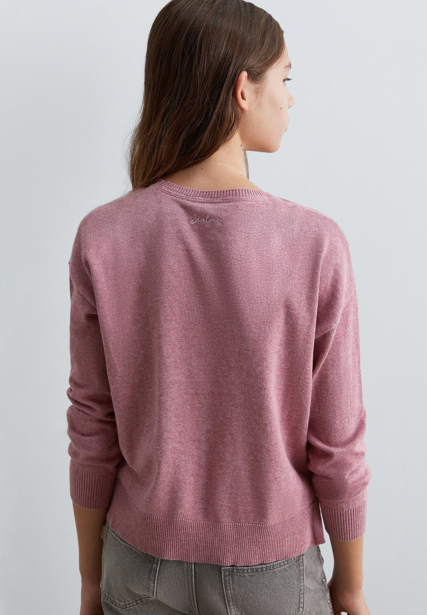 PULLOVER MIT GLITZERTOTENKOPF