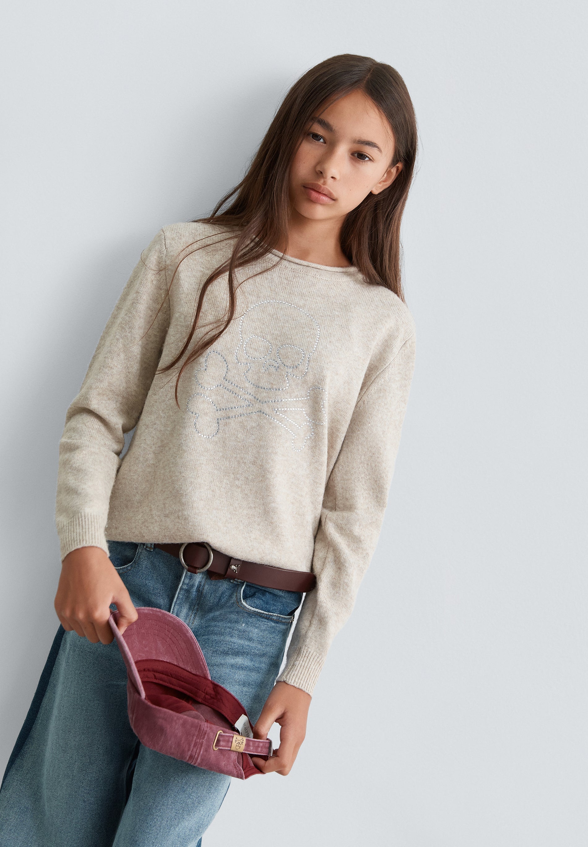 PULL SKULL STRASS