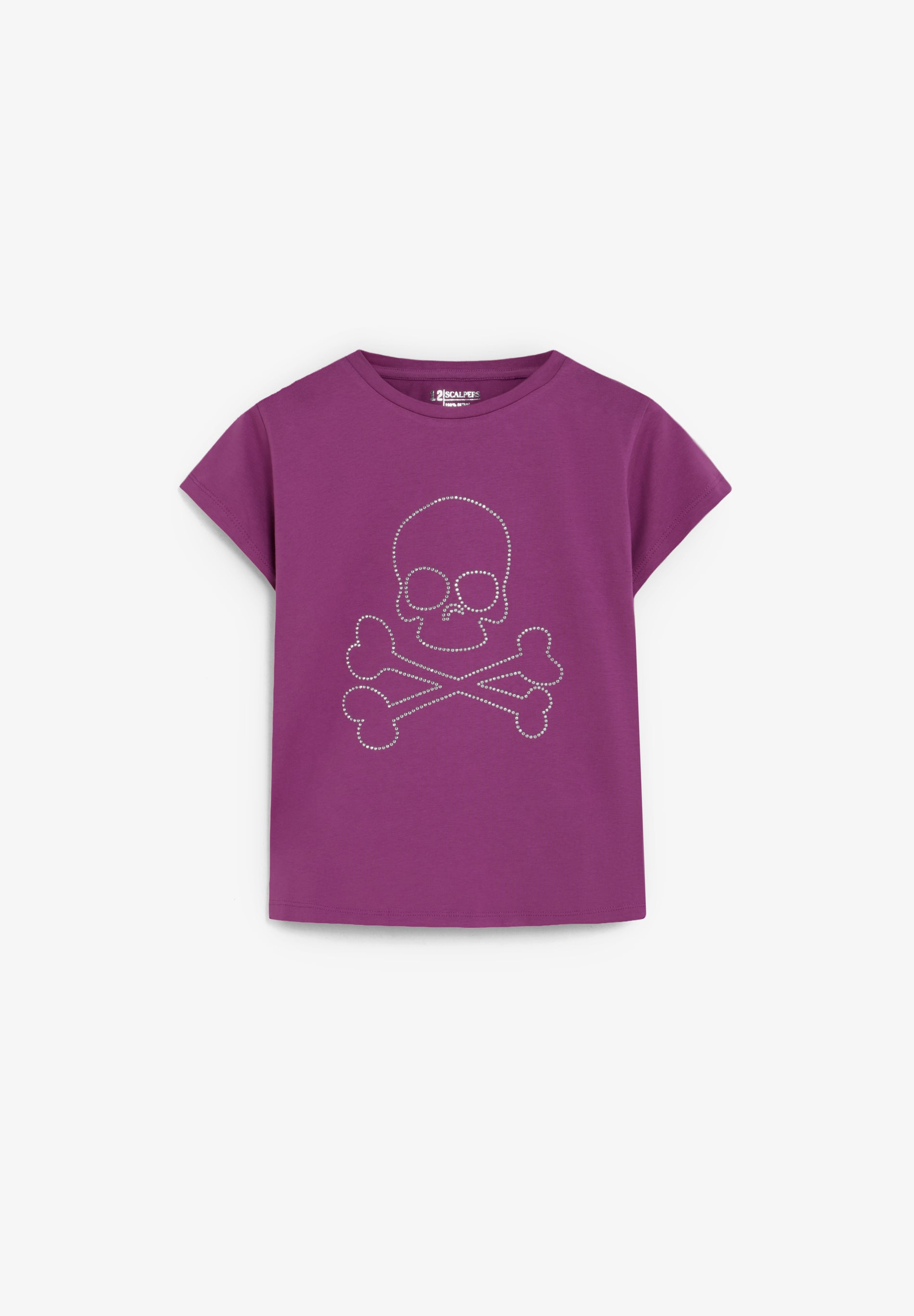 SCSHINY SKULL TEE GIRLS