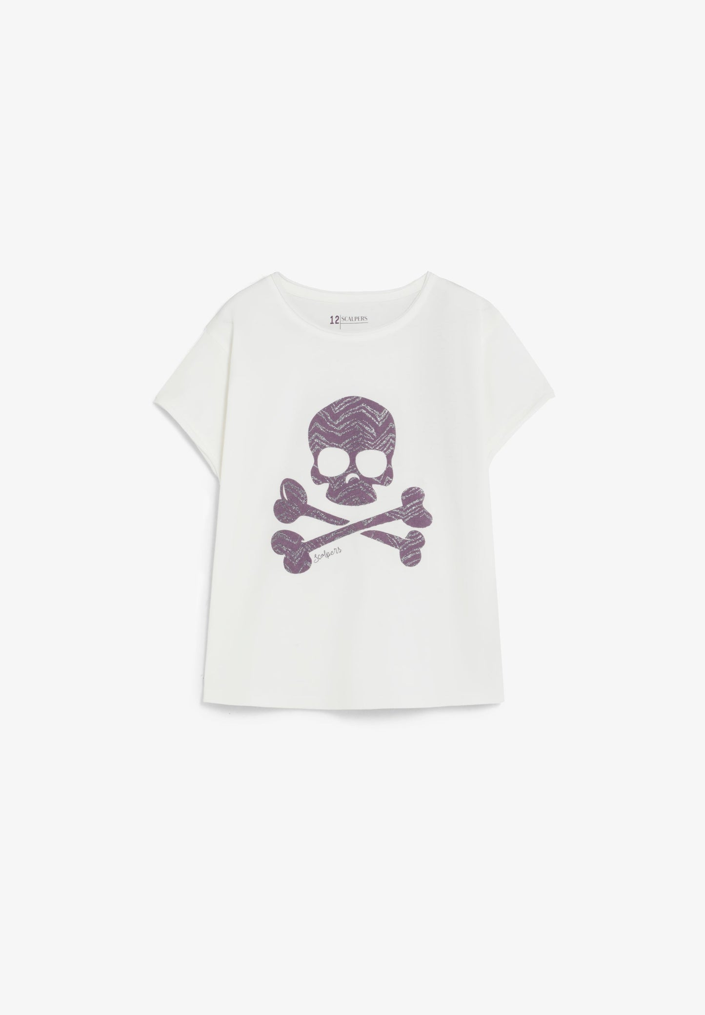 SCZEBRA SKULL TEE GIRLS