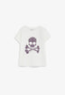 SCZEBRA SKULL TEE GIRLS