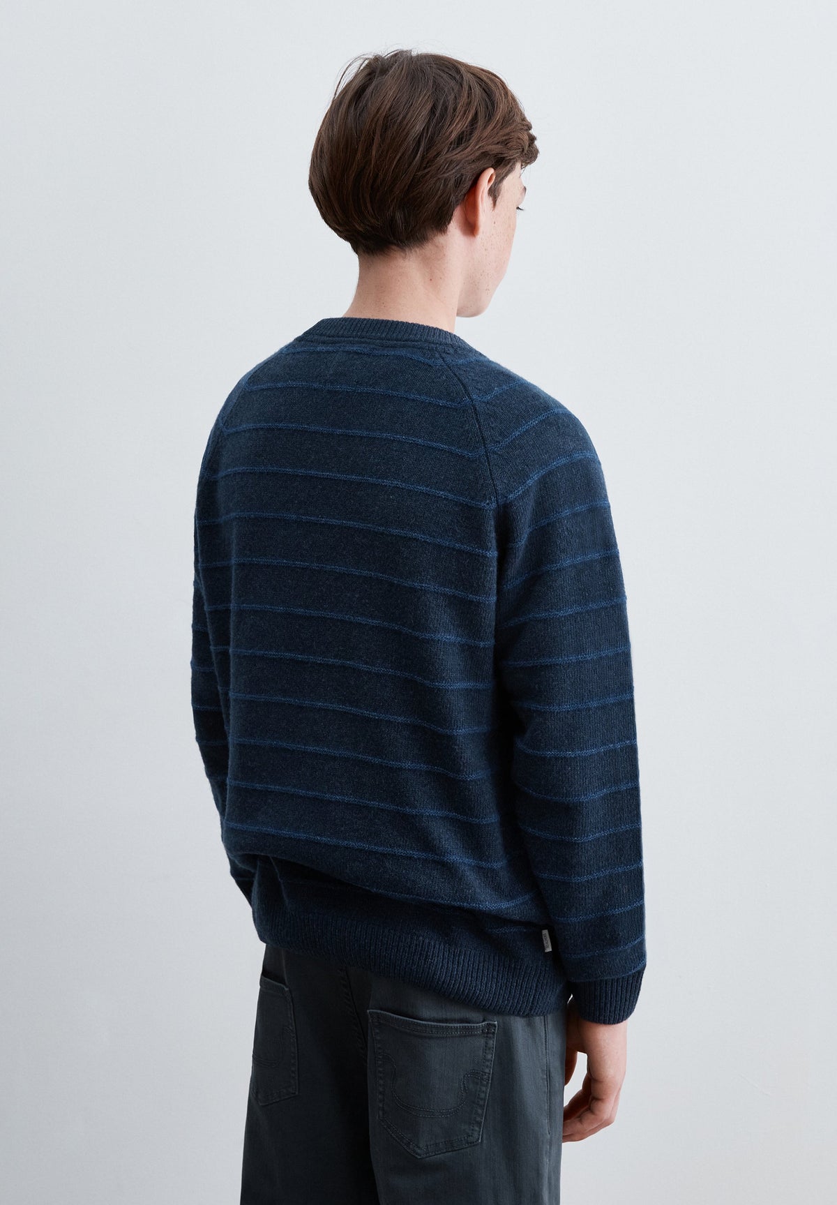 TRIKOT-PULLOVER MIT STREIFEN