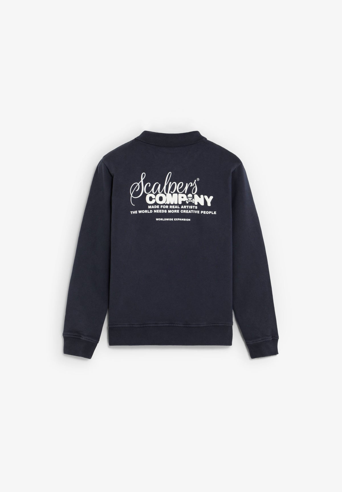 SWEAT HALF-ZIP IMPRIMÉ DANS LE DOS
