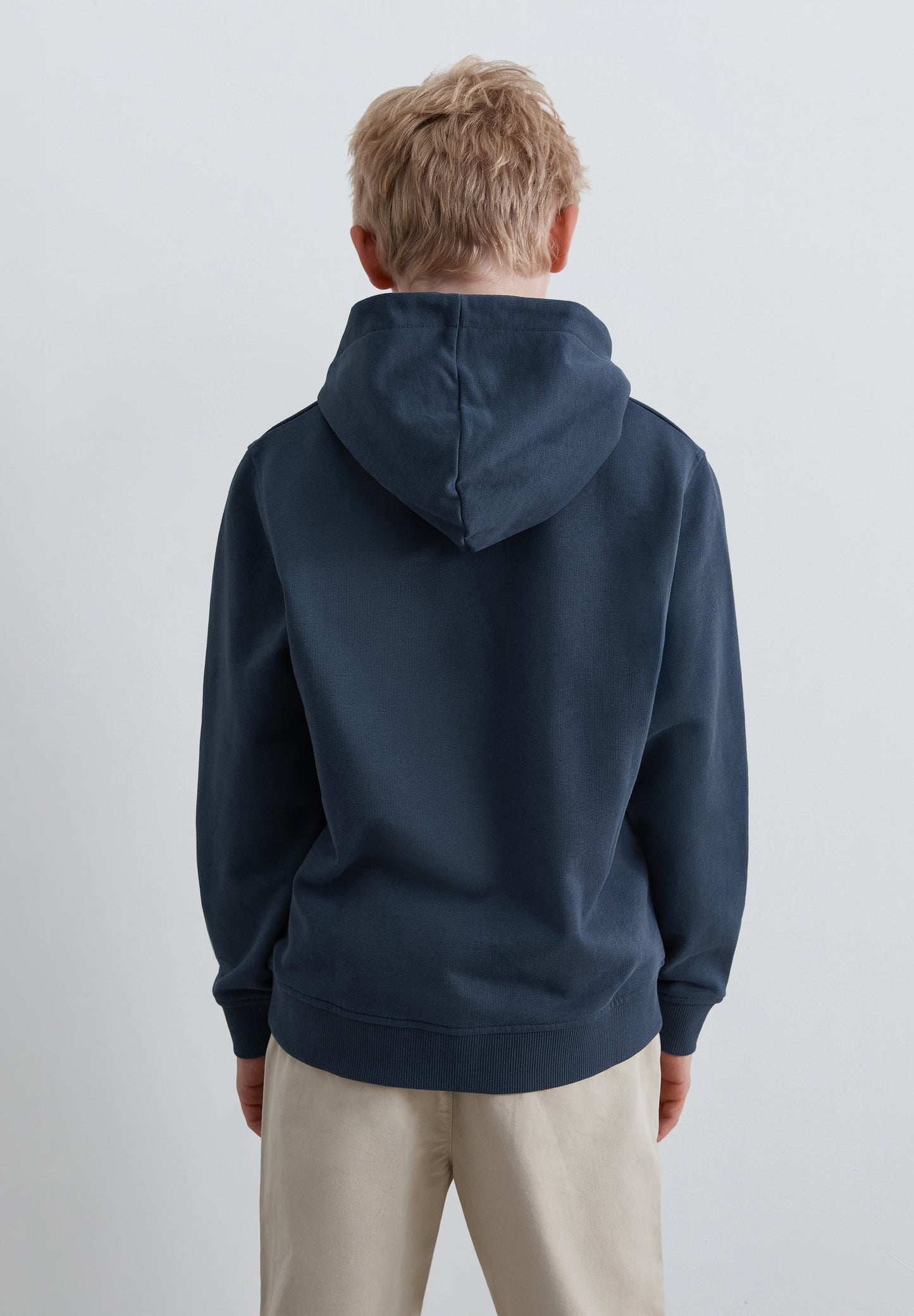 HOODIE IM WASHED-LOOK