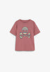 T-SHIRT MIT TOTENKOPF-PRINT