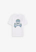 T-SHIRT MIT TOTENKOPF-PRINT