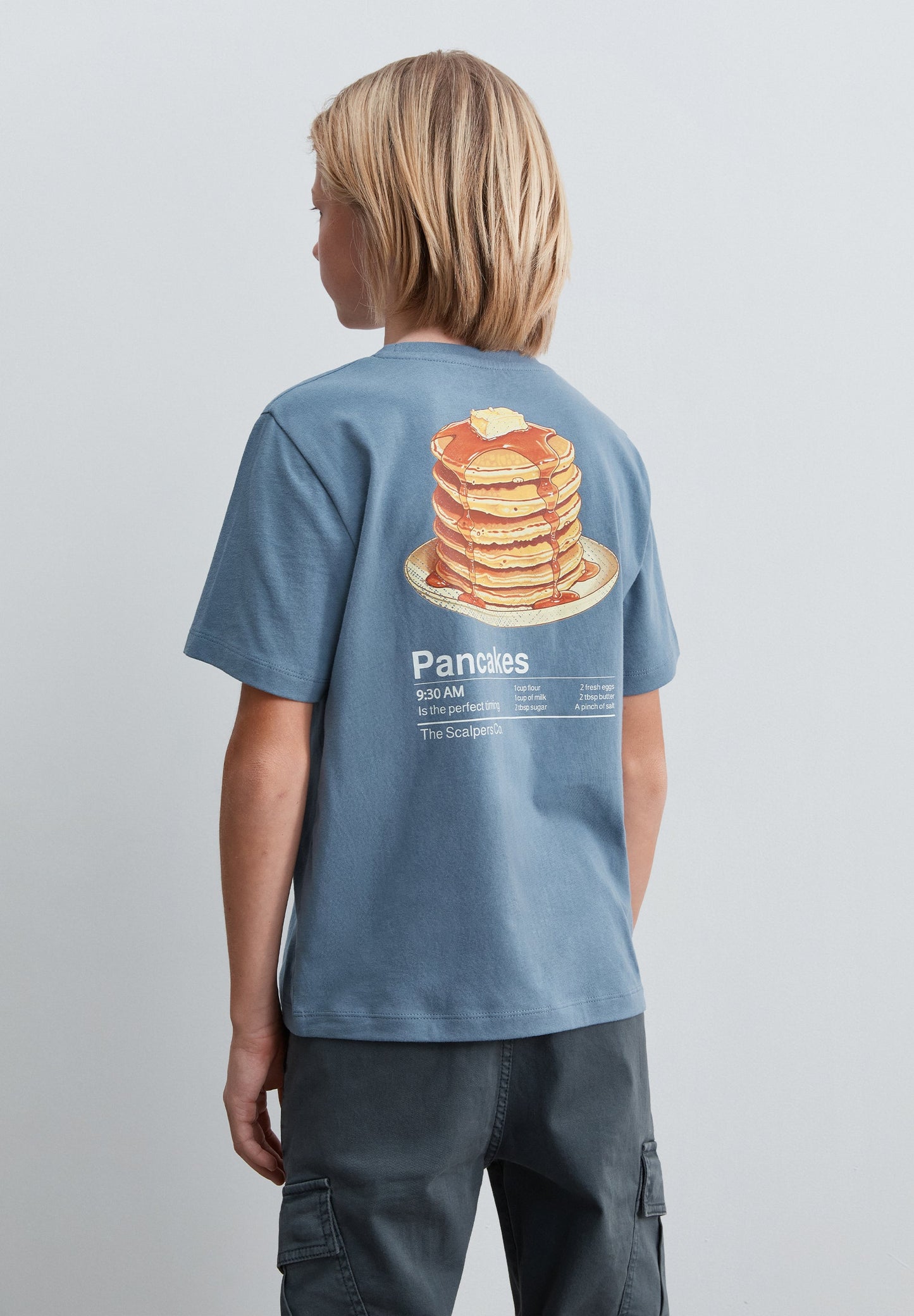 T-SHIRT WITH PANCAKE PRINT