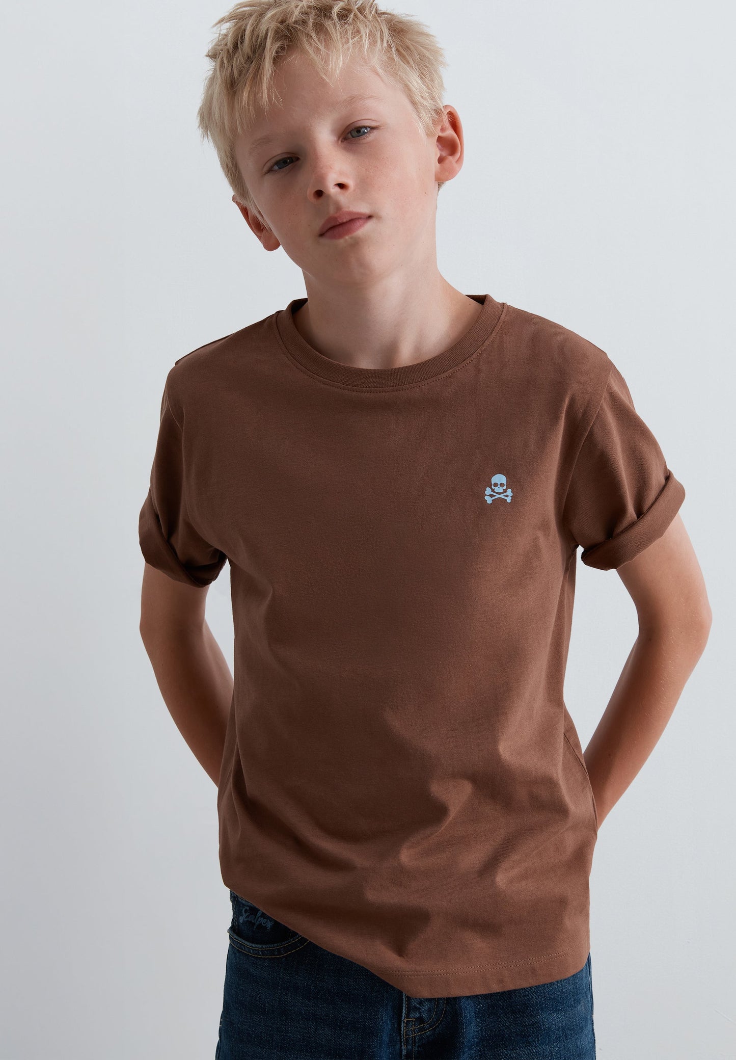 SHIRT MIT WASHED-PRINT