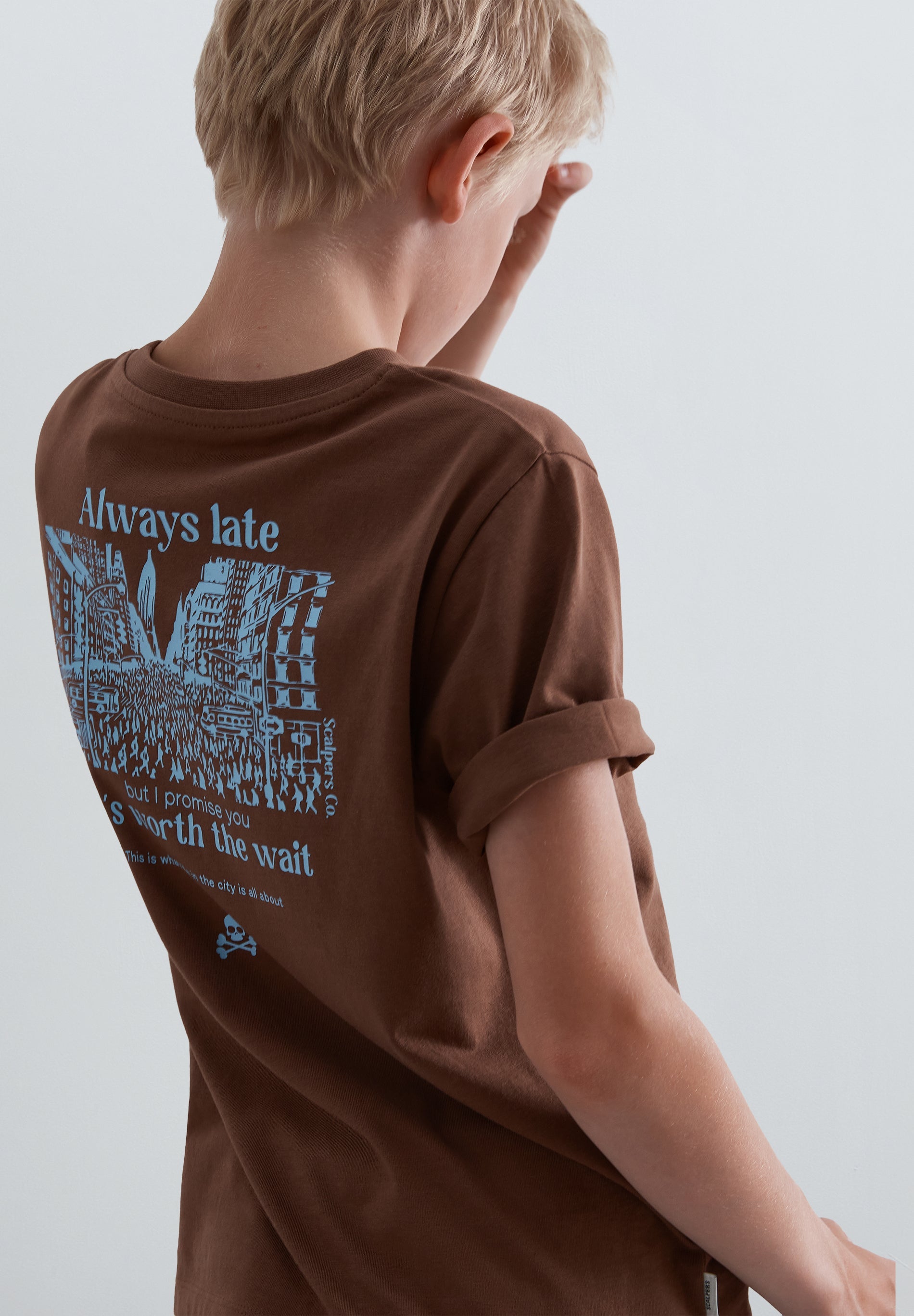 WASHED PRINT T-SHIRT