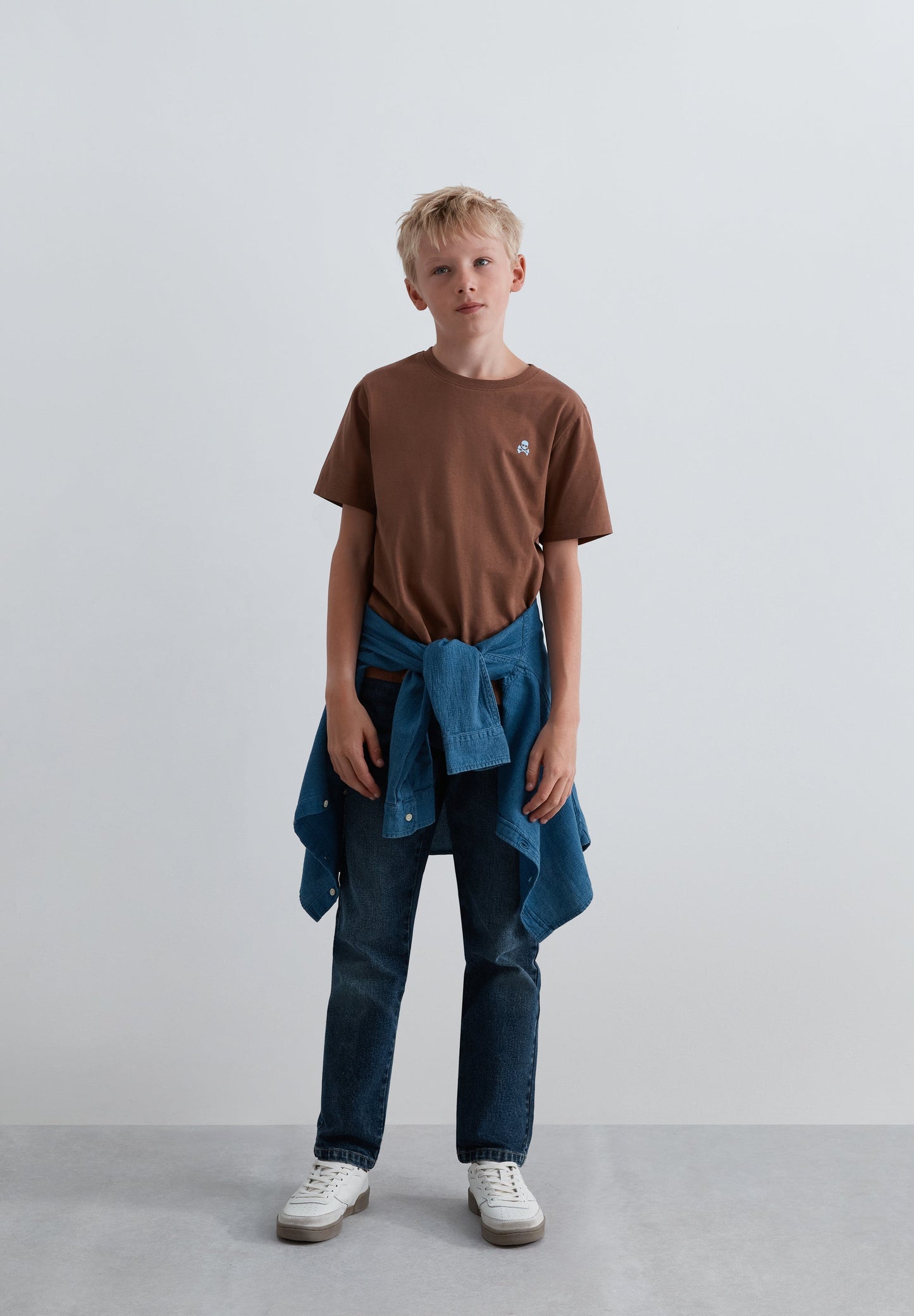 SHIRT MIT WASHED-PRINT