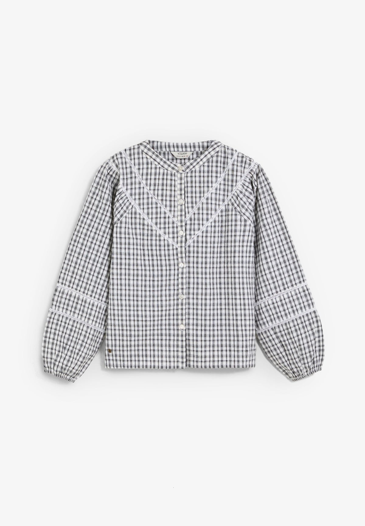 SCAMY CHECK BLOUSE GIRLS