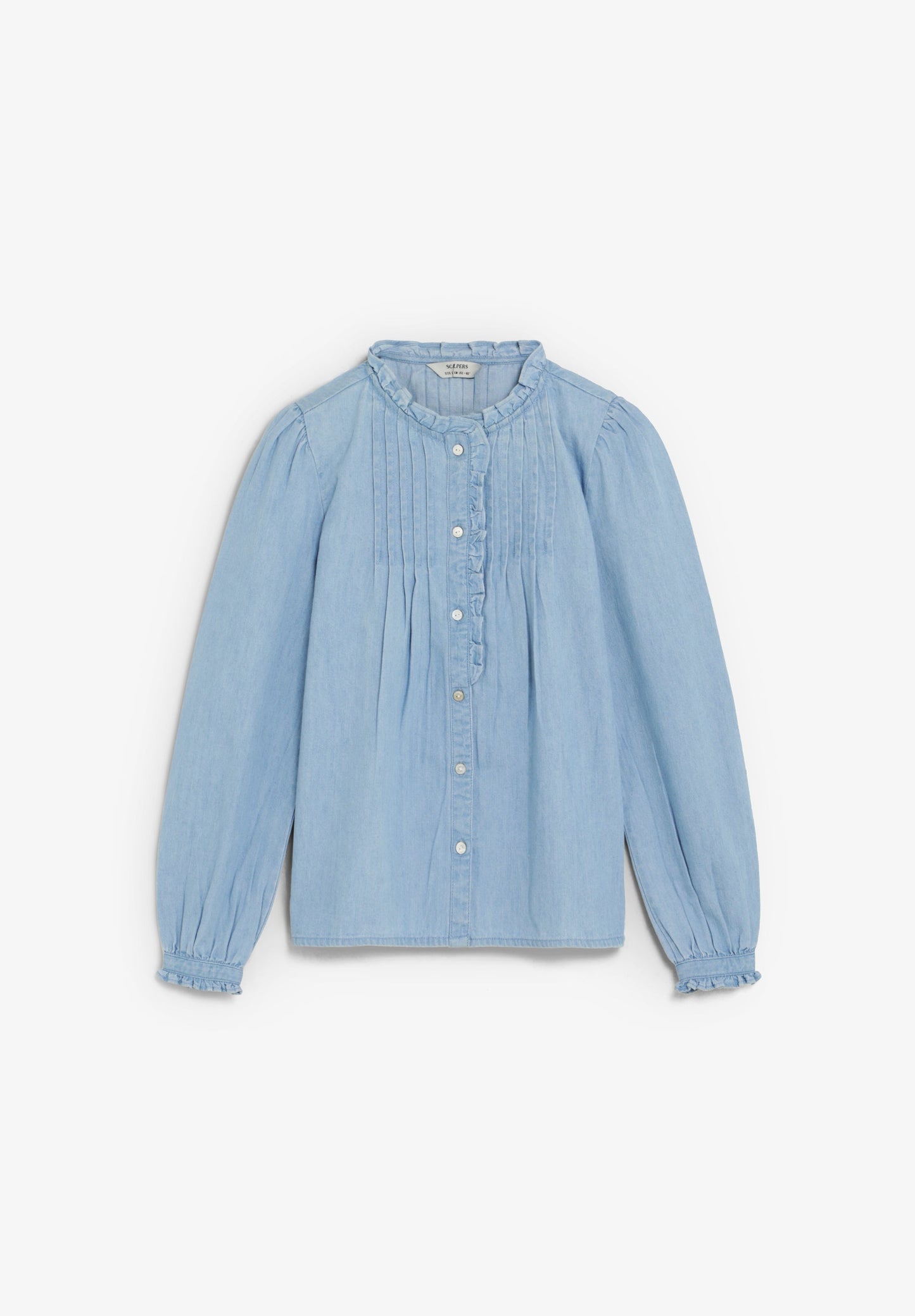 SCDENIM PLEAT BLOUSE GIRLS