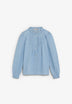 SCDENIM PLEAT BLOUSE GIRLS