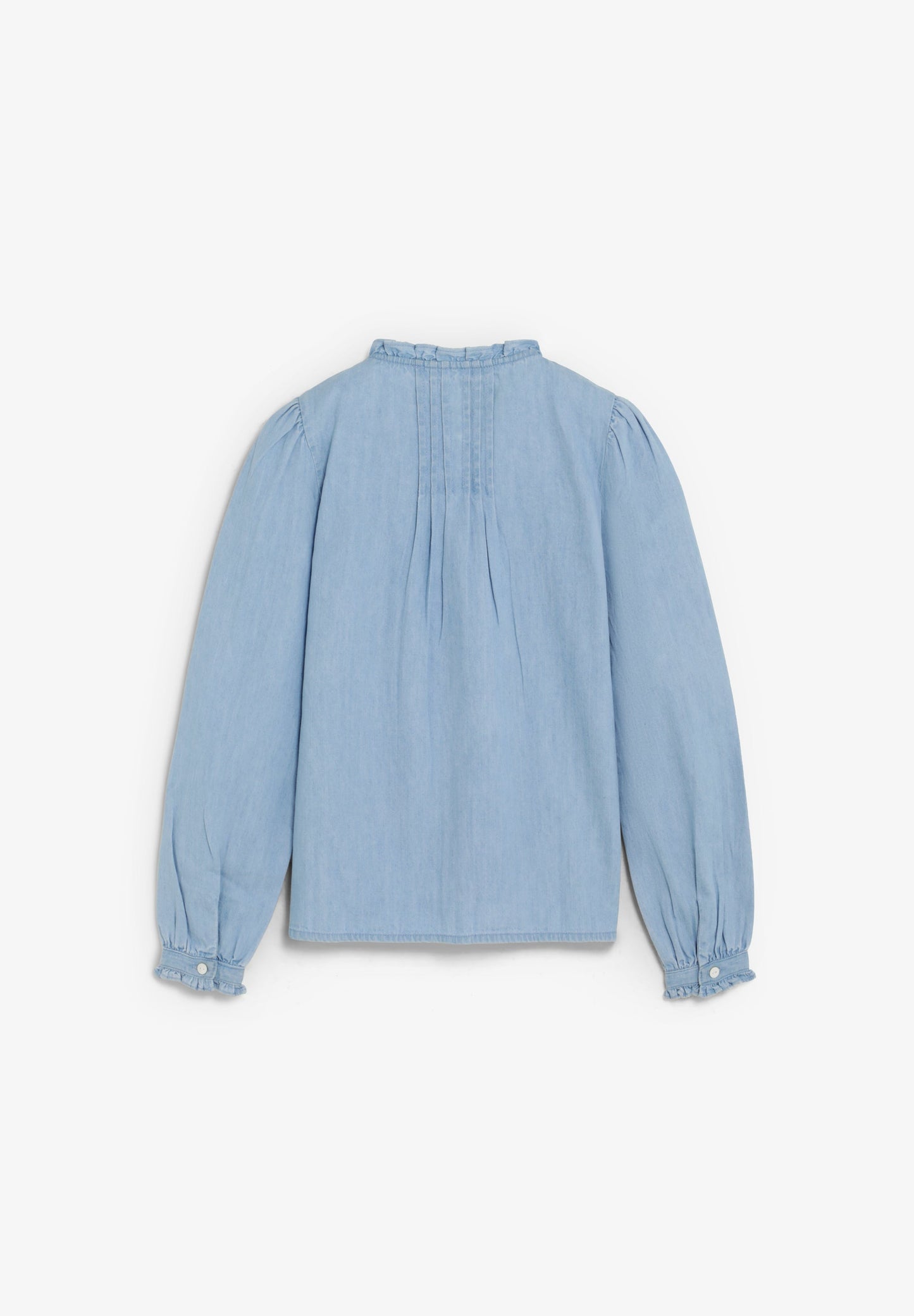 SCDENIM PLEAT BLOUSE GIRLS