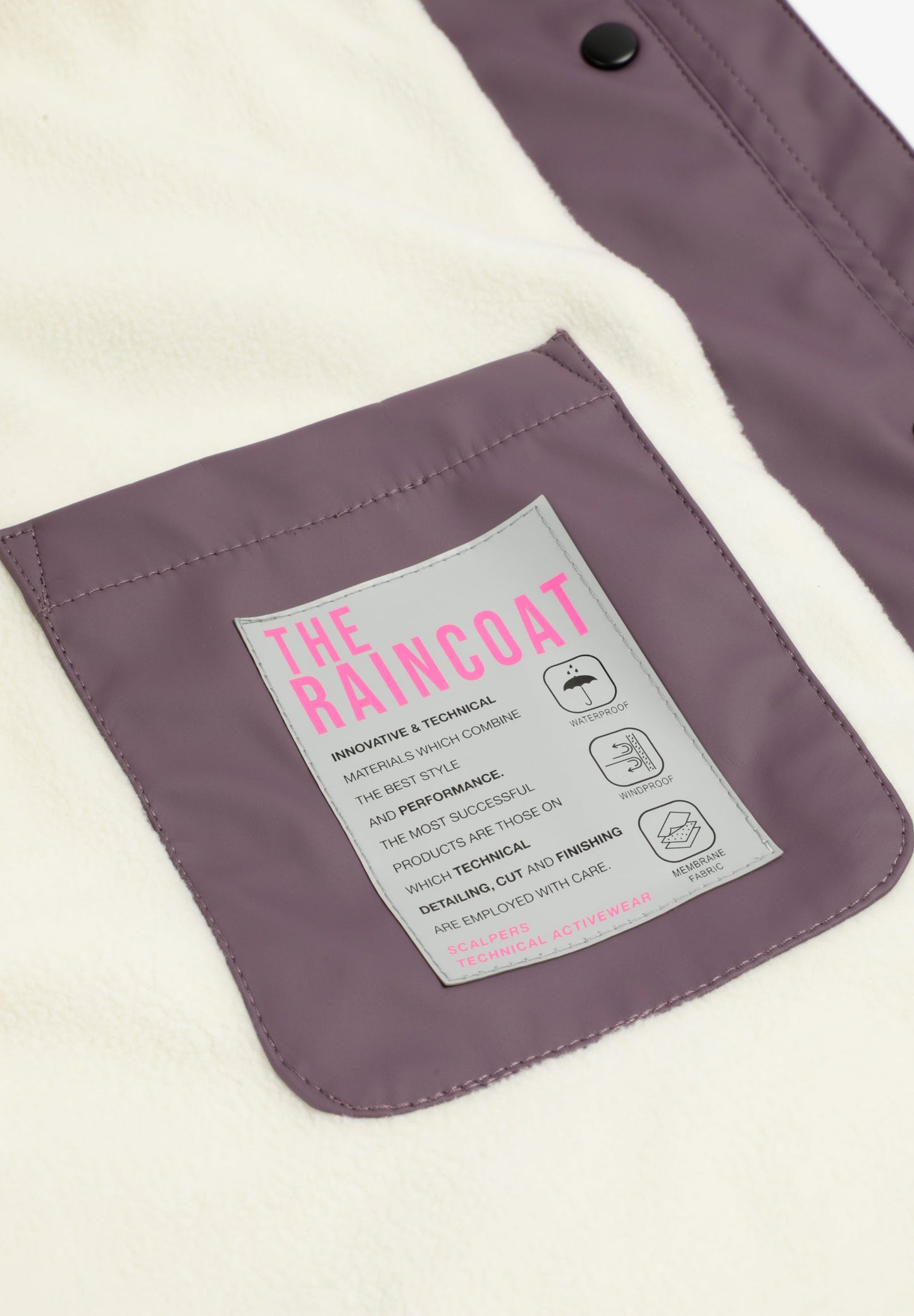 WATERPROOF RAINCOAT WITH HOOD