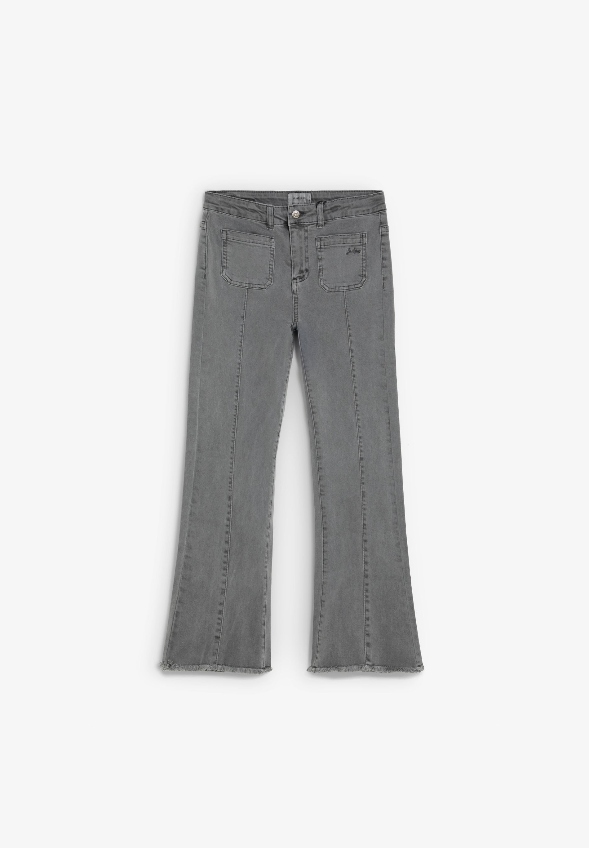 FLARED TROUSERS WITH SEAMS