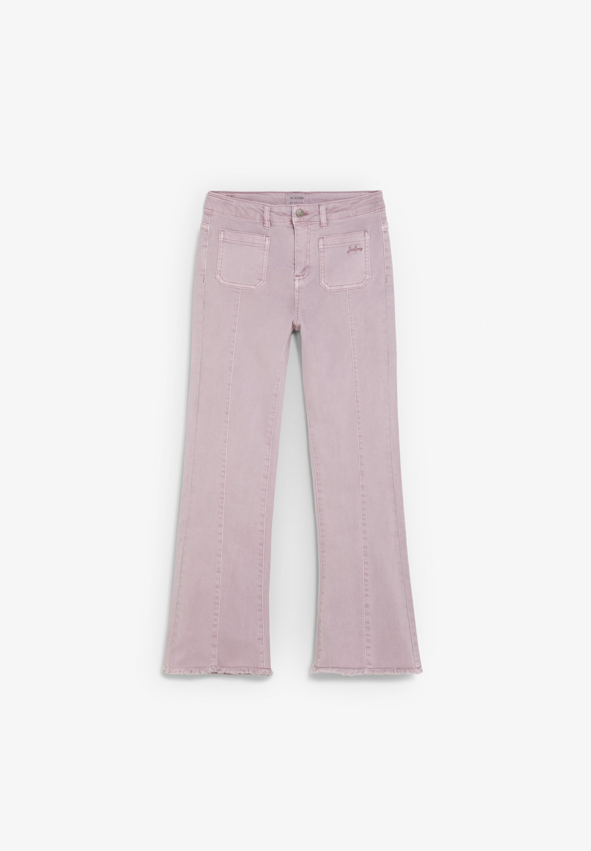 FLARED TROUSERS WITH SEAMS