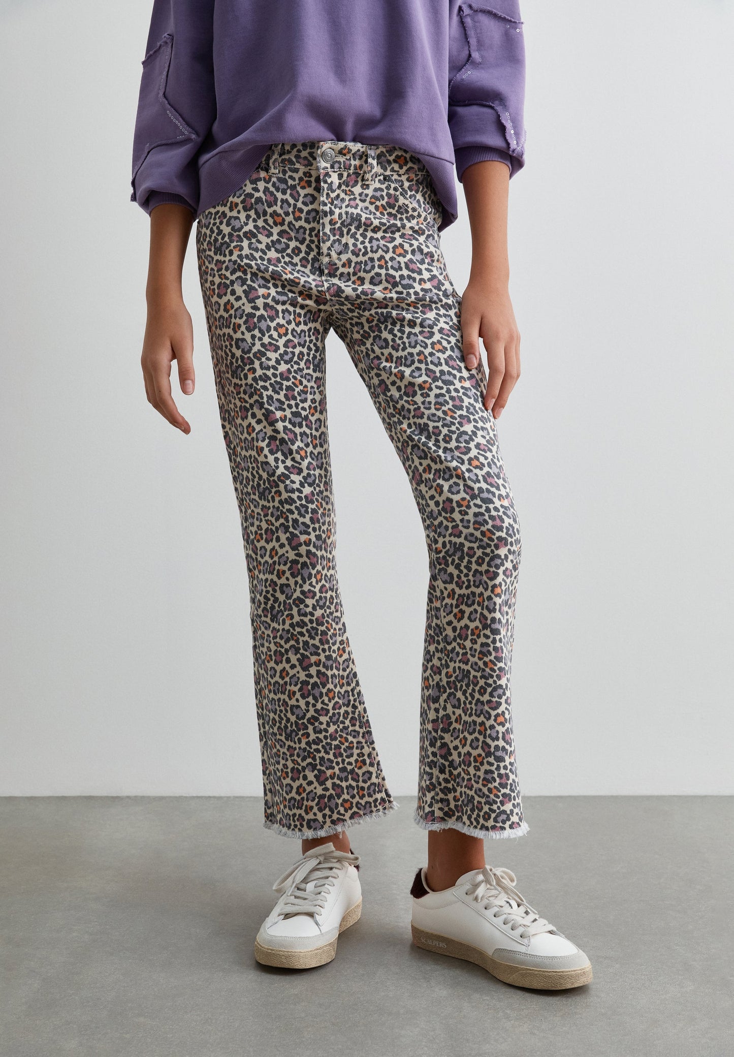 PANTALON FLARE IMPRIMÉ ANIMAL
