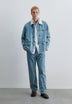 JEANS IM WASHED-LOOK UND REGULAR FIT