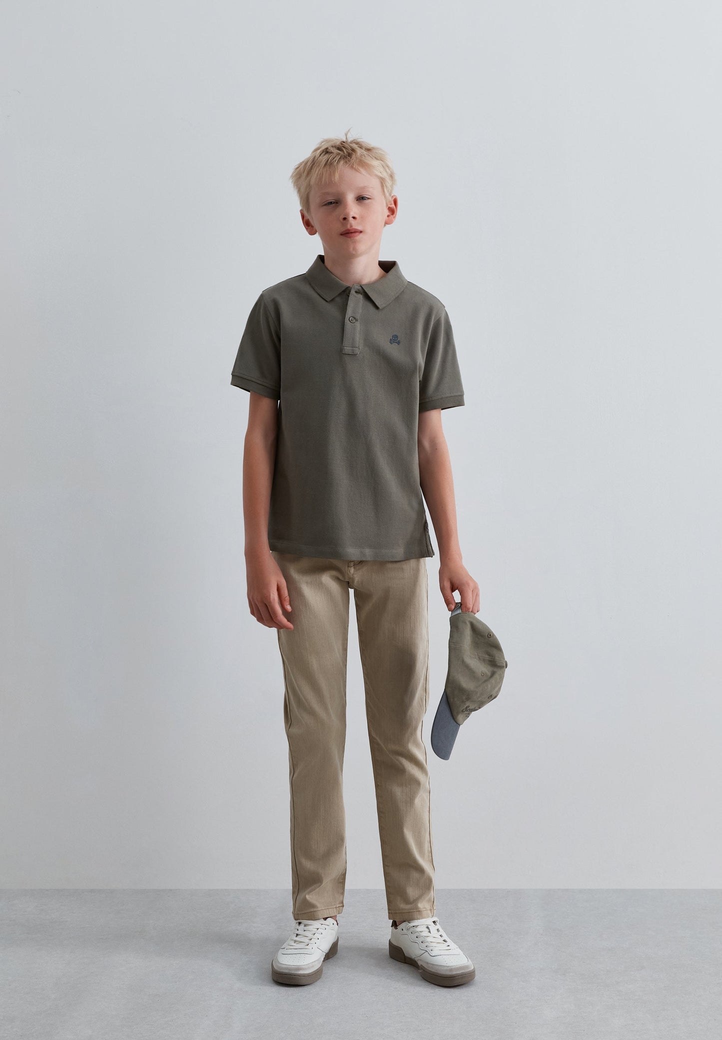 BASIC POLO SHIRT WITH SKULL