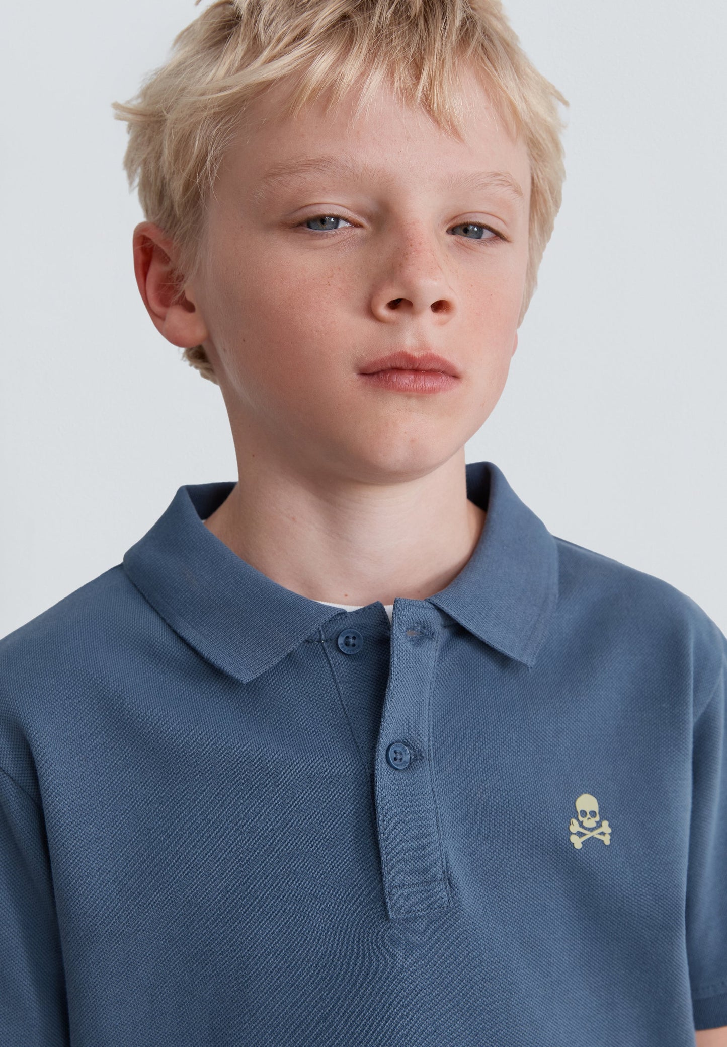 BASIC POLO SHIRT WITH SKULL