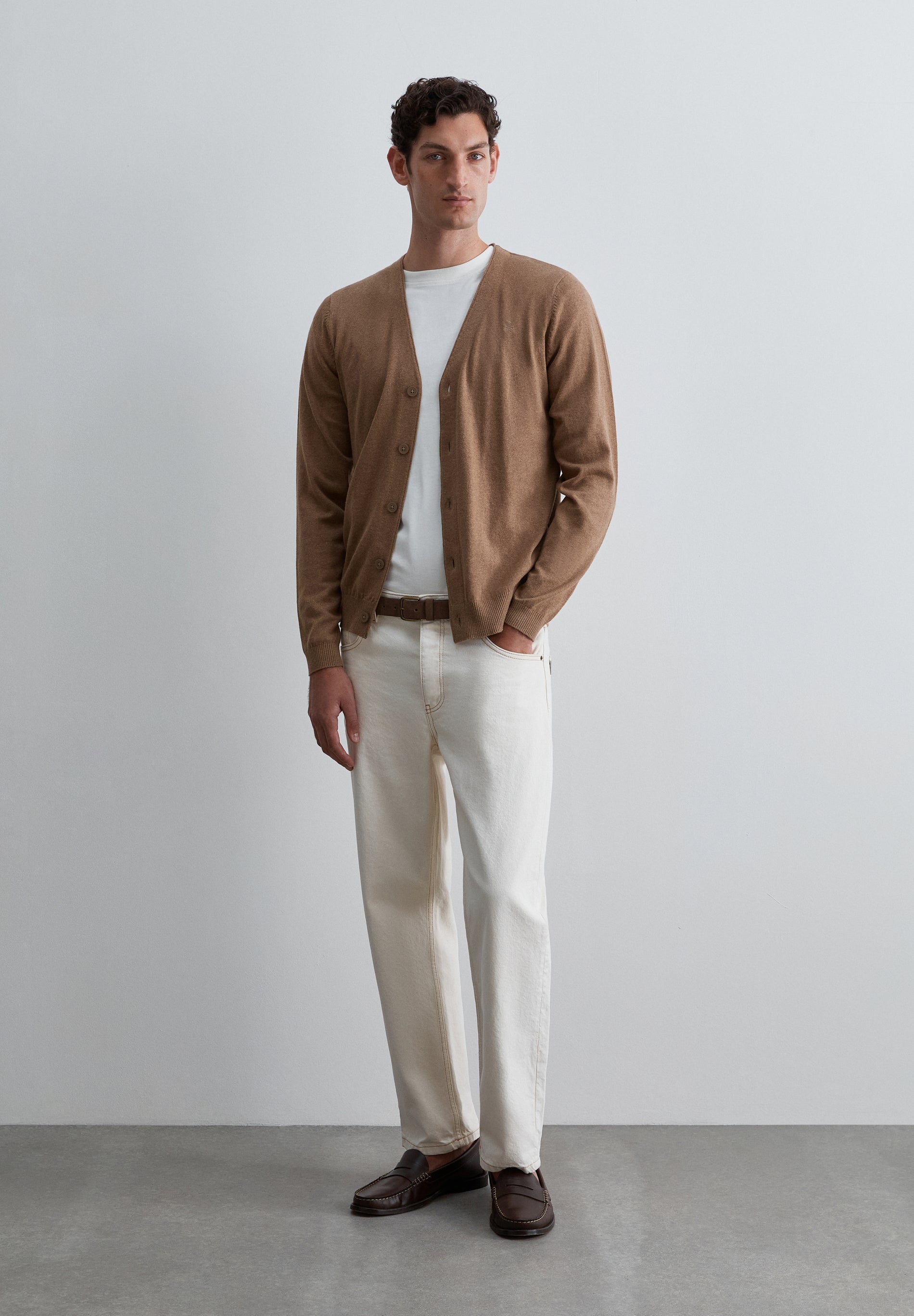 TONAL SKULL CARDIGAN