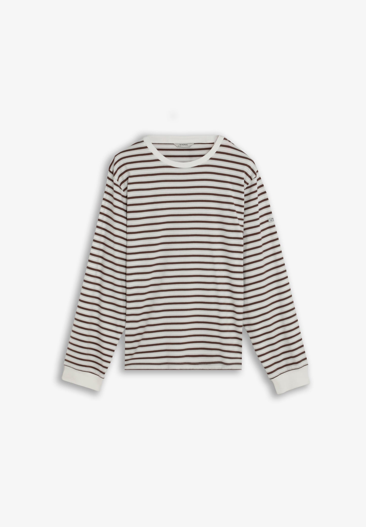 MIXED STRIPED LS TEE
