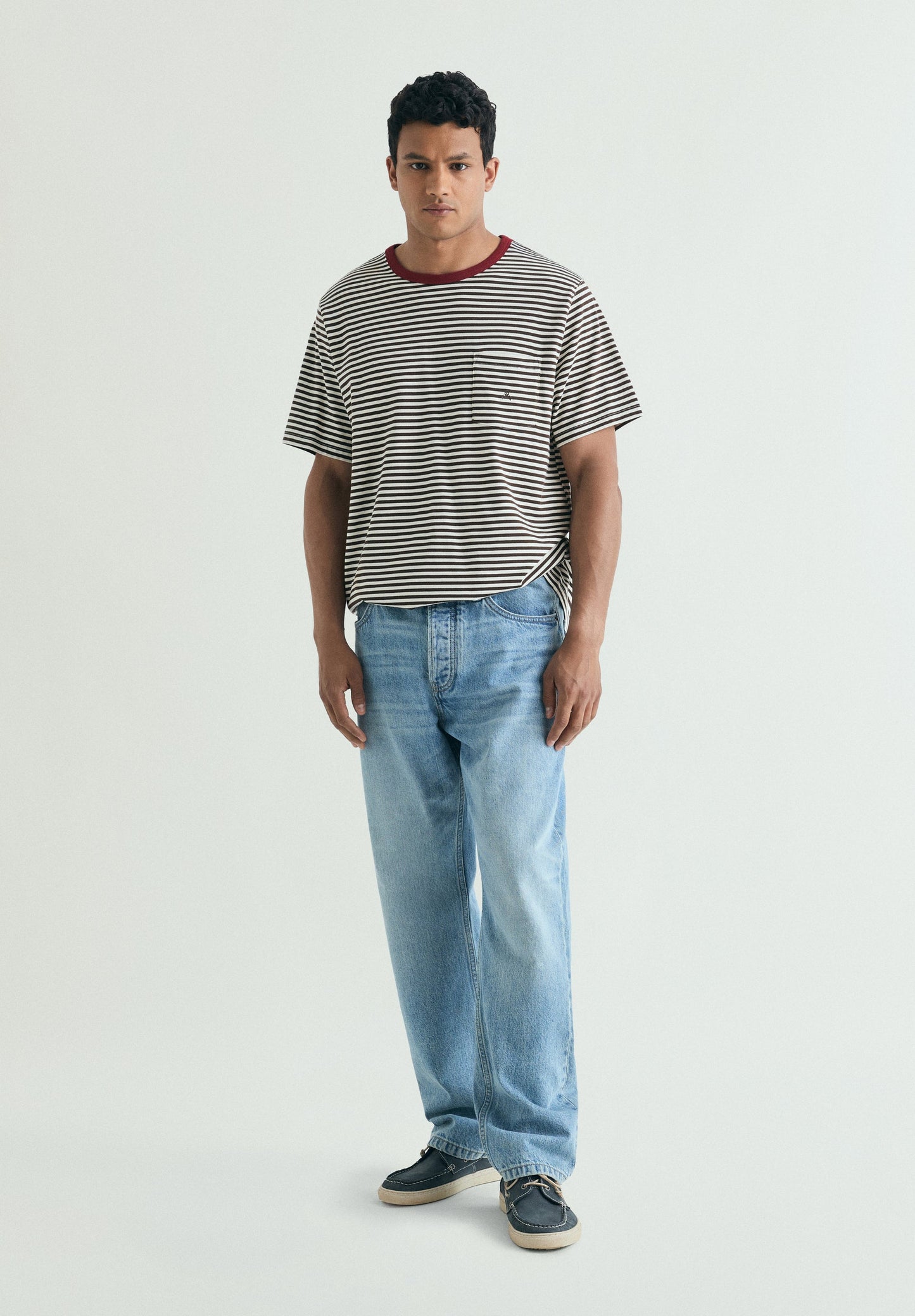 STRIPED POCKET TEE